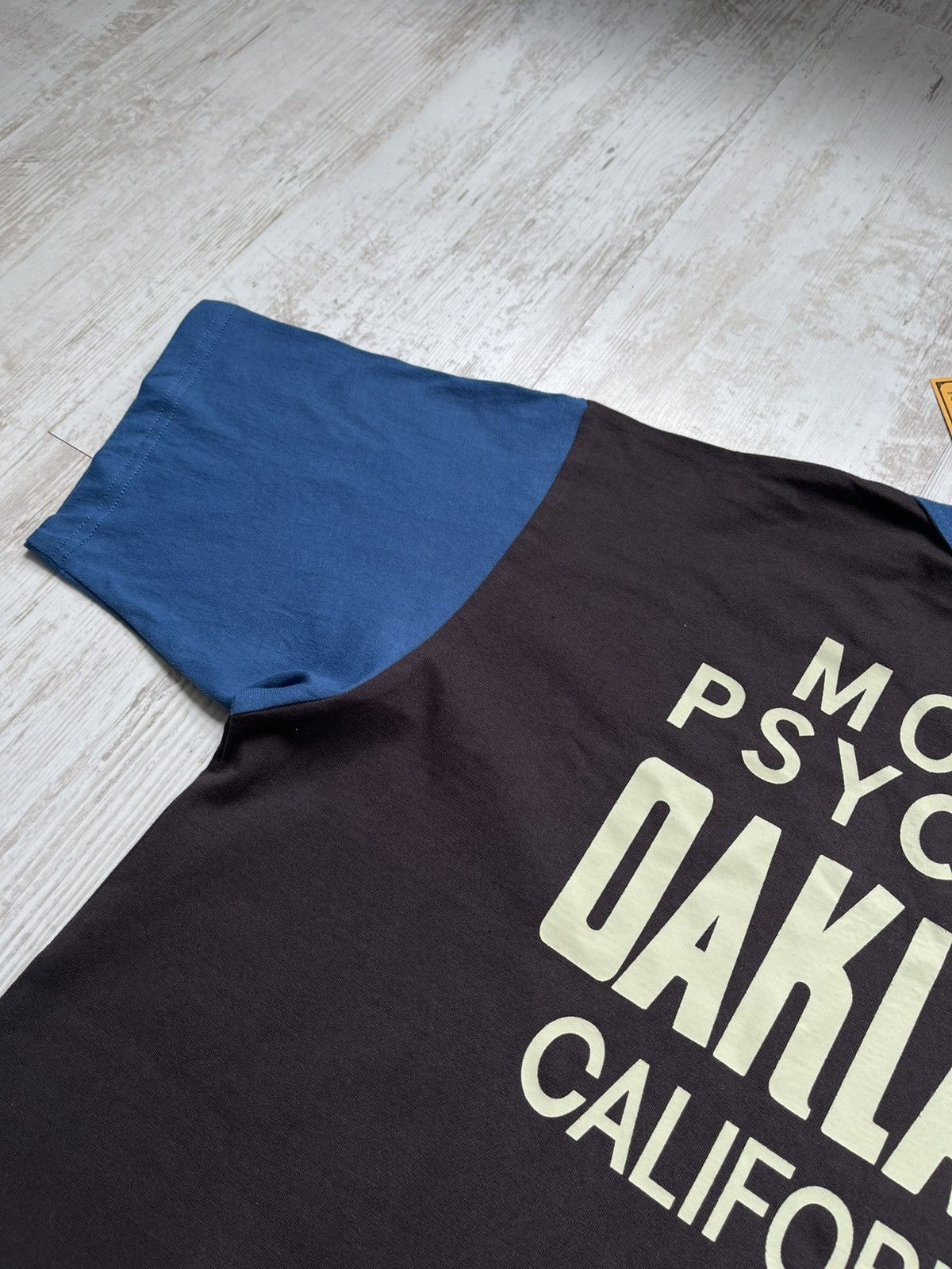Freewheelers Power Wear Motor Psyclone LEWD CYCLE Brown T-Shirt Japan Size US XL / EU 56 / 4 - 7 Thumbnail