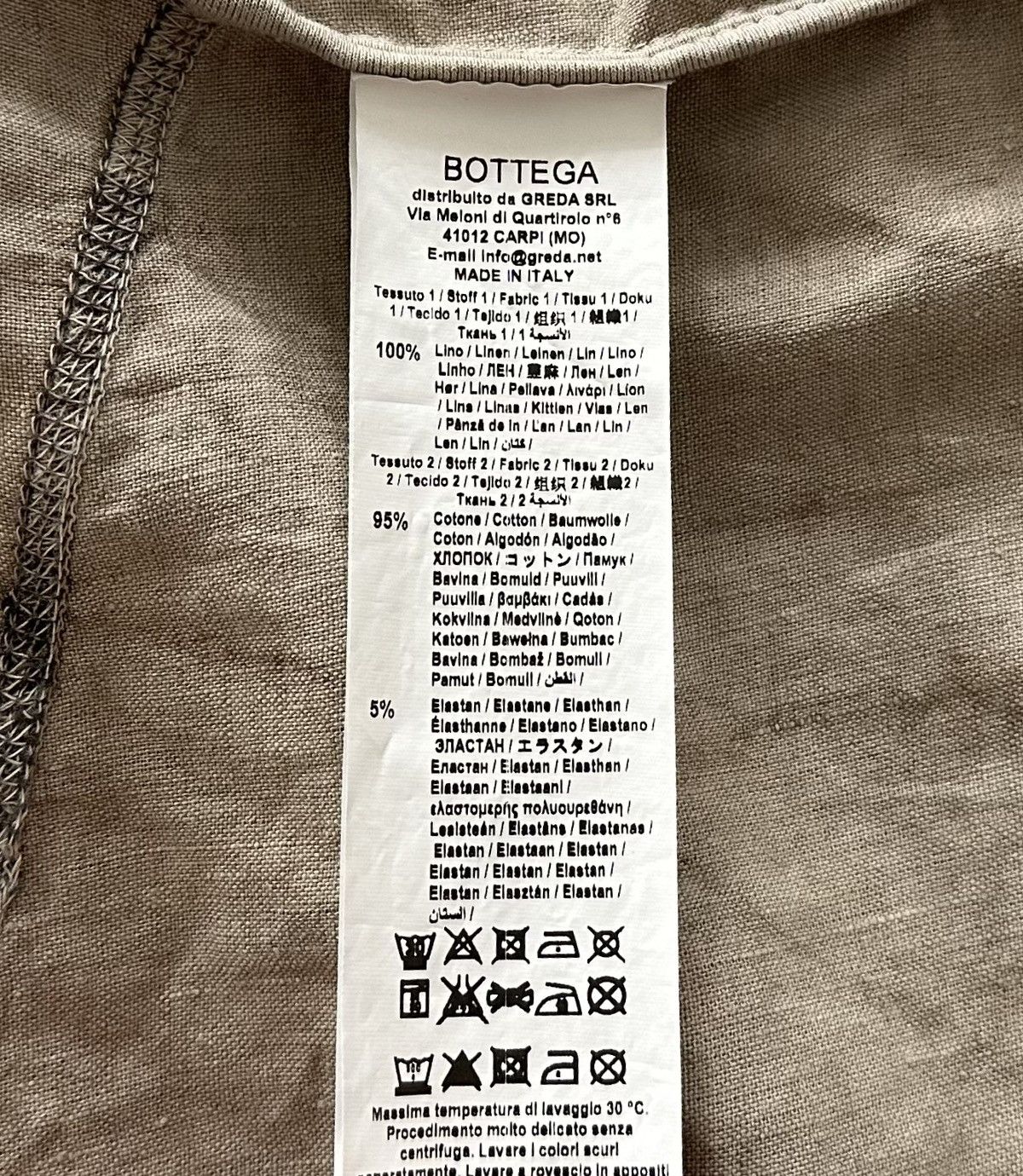 Bottega Veneta × Elisa Cavaletti BOTTEGA Elisa Cavaletti 100% Linen Jacket Coat Hooded Size M Size M / US 6-8 / IT 42-44 - 5 Thumbnail