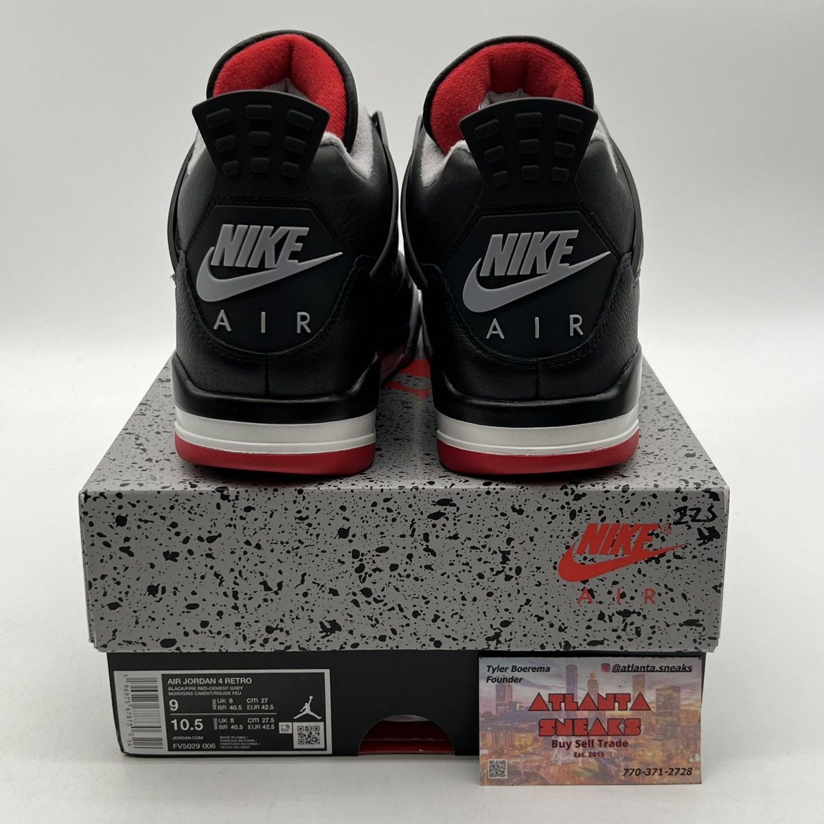 Jordan Brand Air Jordan 4 bred reimagined Size US 9 / EU 42 - 3 Thumbnail