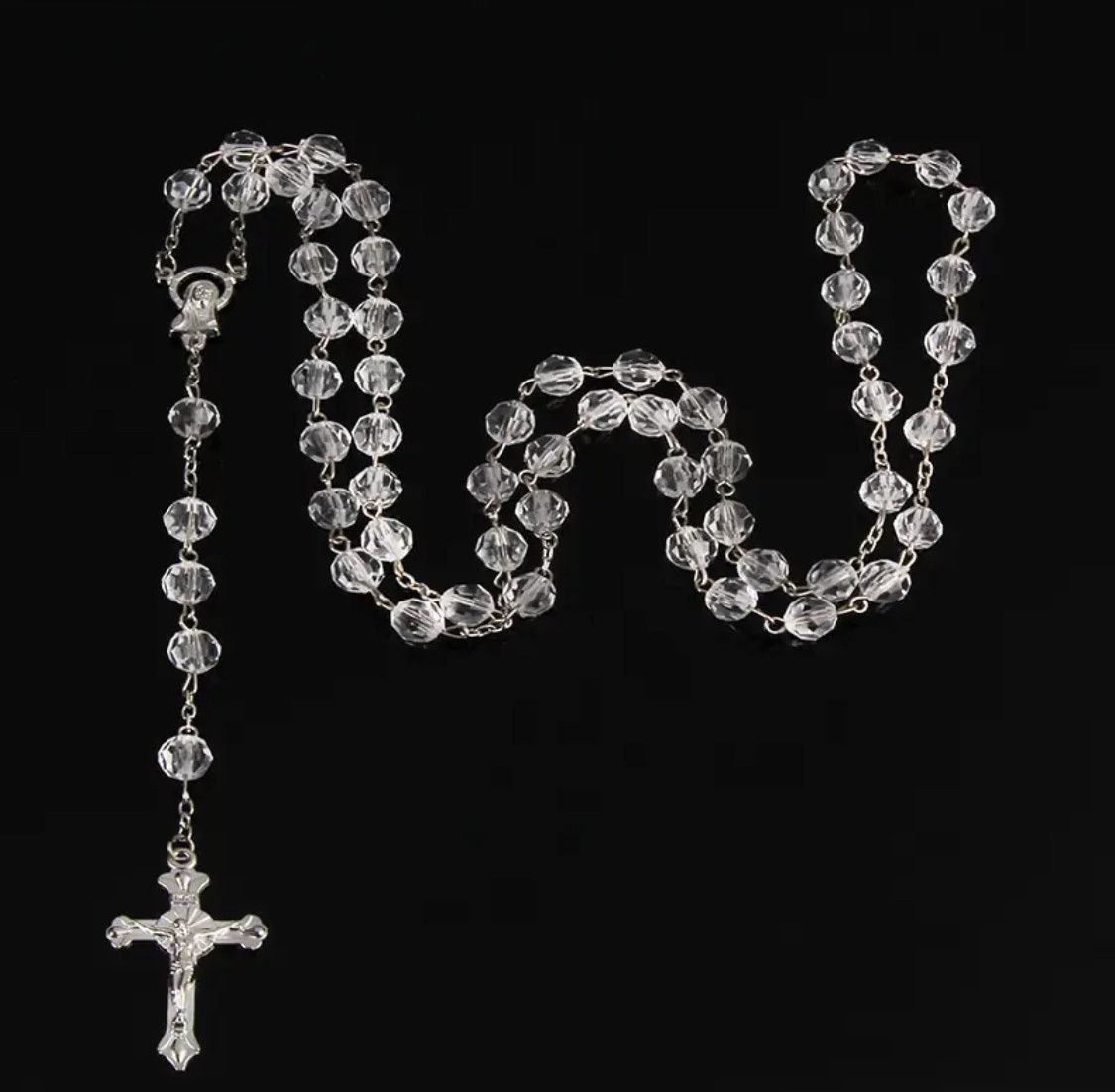 Jewelry Saint Benedict Rosary Necklace Chain Catholic Church Jesus Size ONE SIZE - 1 Thumbnail