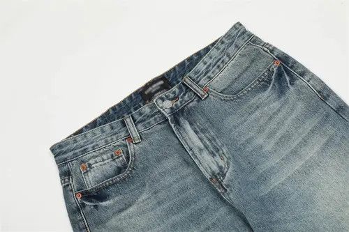 Japanese Brand × Jean Men's hippie distressed loose washed ripped bootcut jeans Size US 32 / EU 48 - 3 Thumbnail