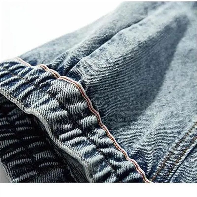 Vintage Denim Jacket Outwear Washed Patchwork Size US XL / EU 56 / 4 - 7 Thumbnail