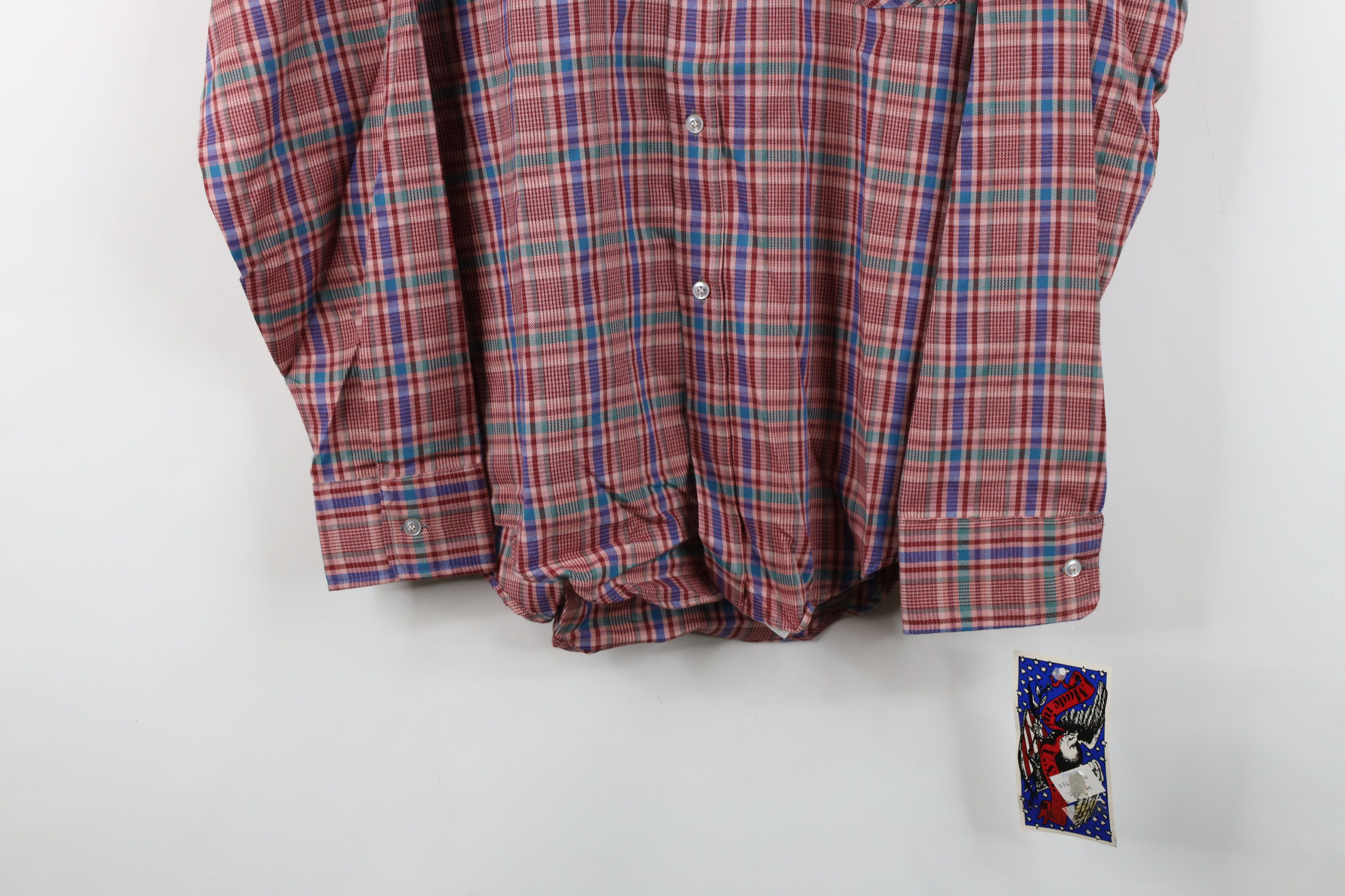 Vintage Deadstock Vintage 70s Streetwear Collared Button Shirt USA Size US M / EU 48-50 / 2 - 3 Thumbnail