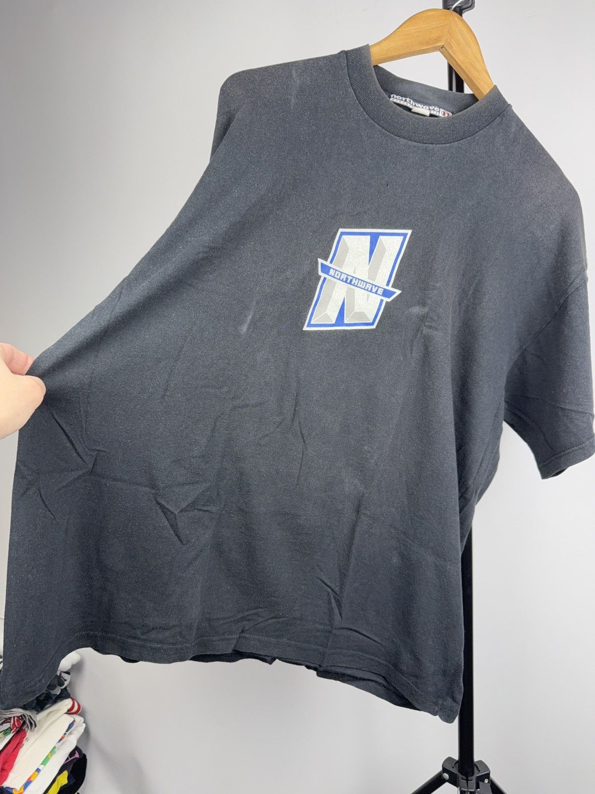 Vintage 90s Retro Vintage Northwave Snowboards Logo Rare T-Shirt Y2K Size US L / EU 52-54 / 3 - 8 Thumbnail