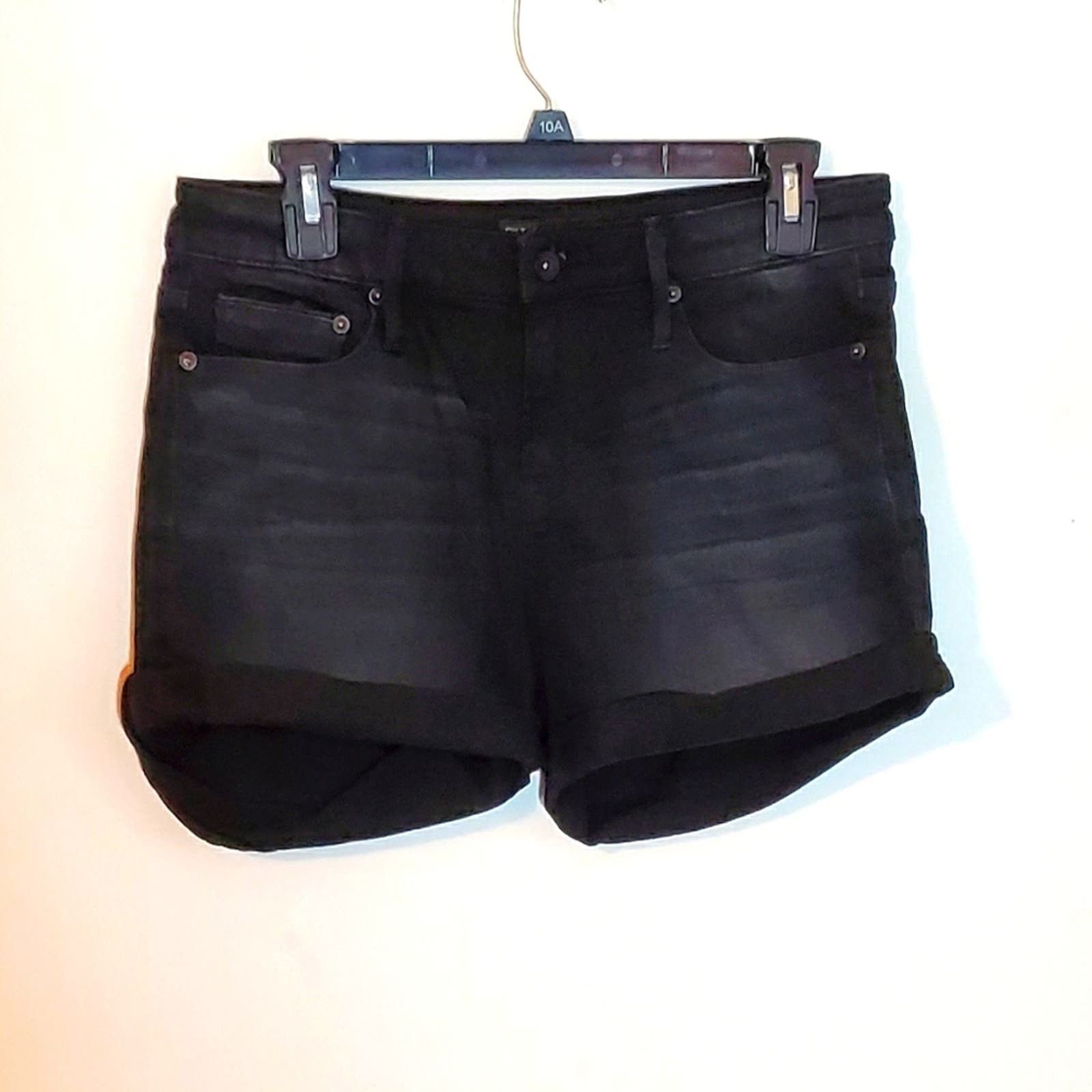 Cult Of Individuality Cult of Individuality Ex-lover Boyfriend Black Denim Shorts Size 26" / US 2 / IT 38 - 1 Thumbnail