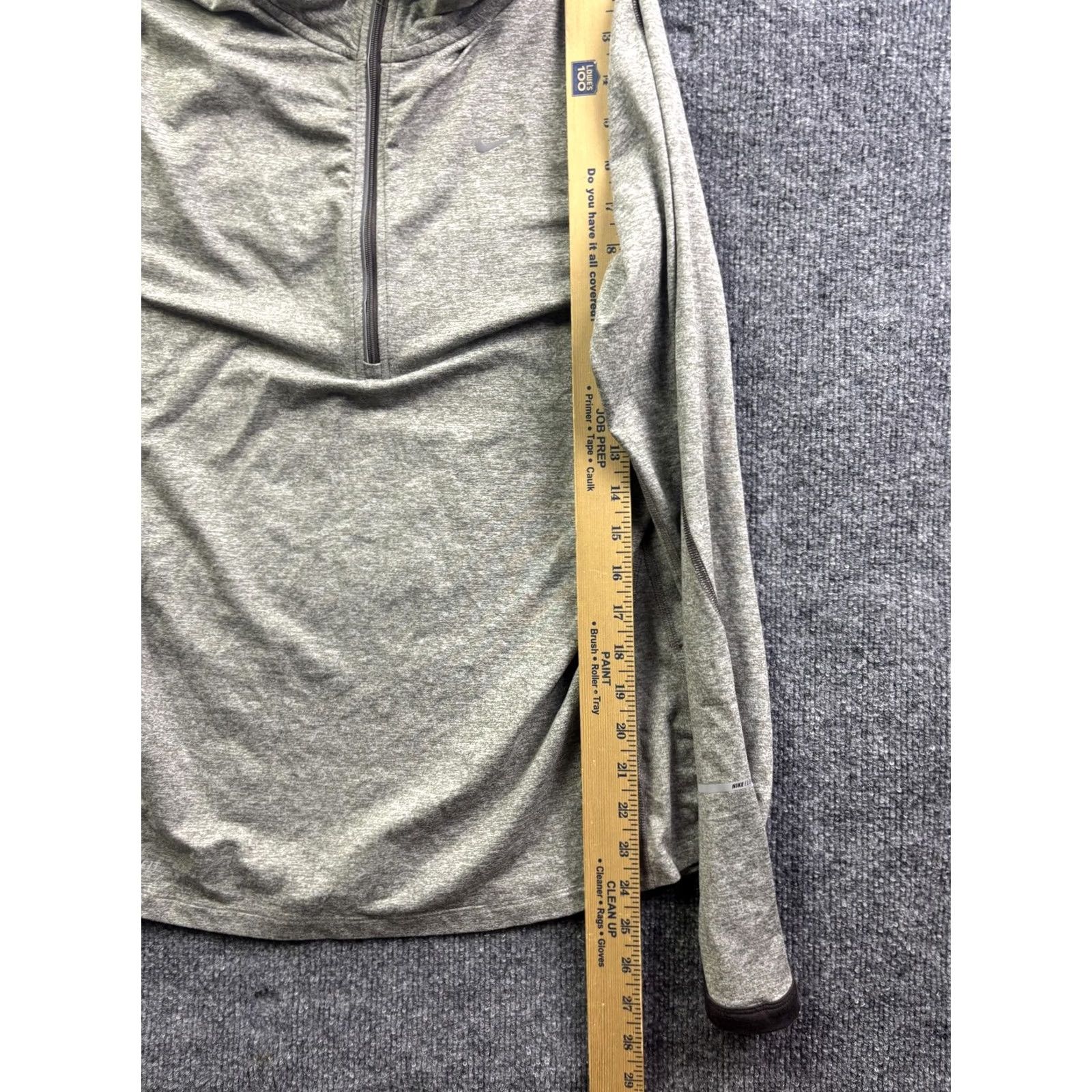 Nike Nike Dri-FIT Element Pullover Mens M Gray 1/4 Zip Long Sleeve Running Top Size US M / EU 48-50 / 2 - 5 Thumbnail