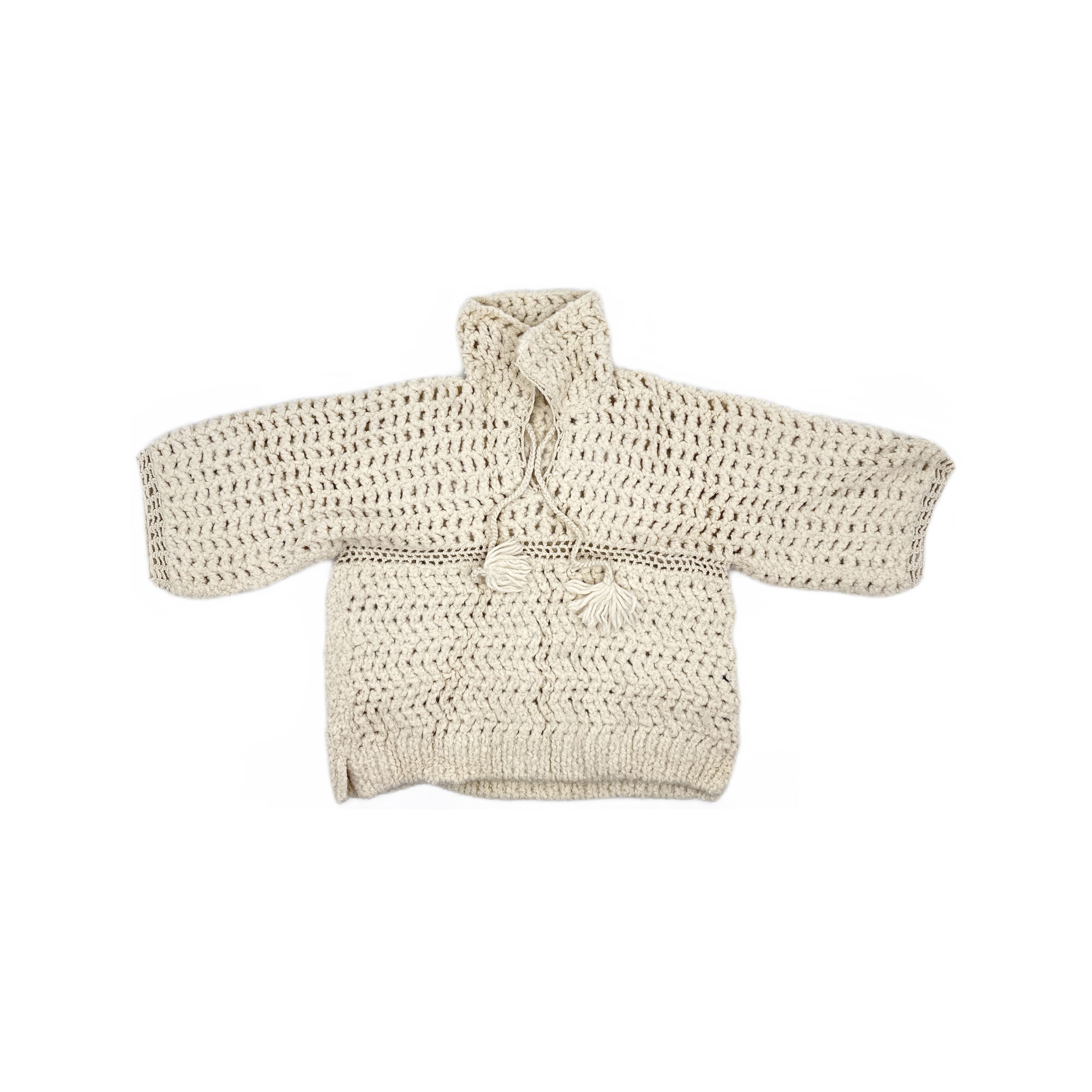 Celine Celine Crochet Knit Sweater White Size S Size S / US 4 / IT 40 - 1 Thumbnail