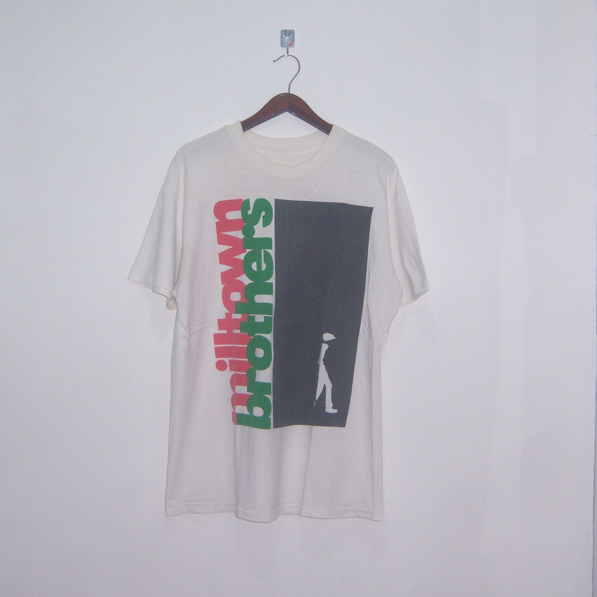 Band Tees × Vintage 1991 Milltown Brothers Vintage Single Stitch Size US XL / EU 56 / 4 - 1 Thumbnail