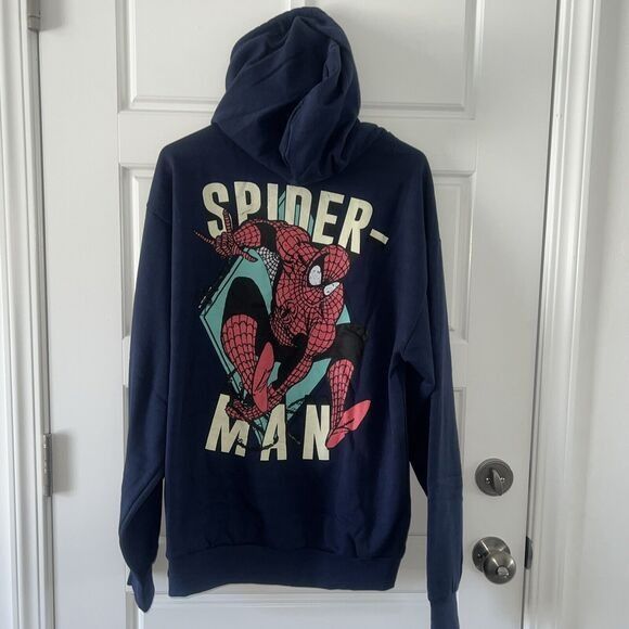 Other Marvel Love Spiderman Comic Back Print Long Sleeve Hoodie Me Size US L / EU 52-54 / 3 - 3 Thumbnail