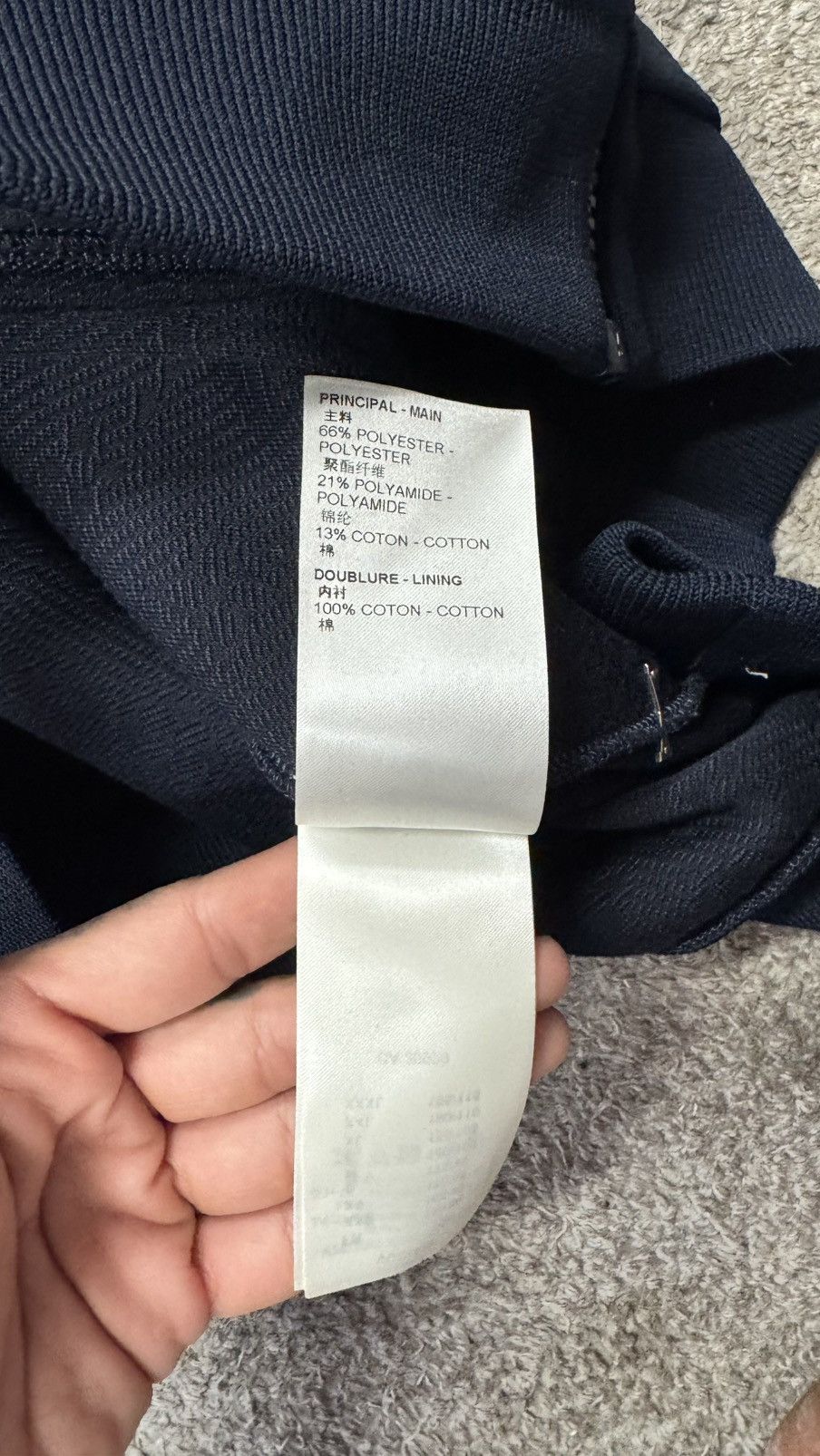 Louis Vuitton Monogram Zip Jacket Navy Blue