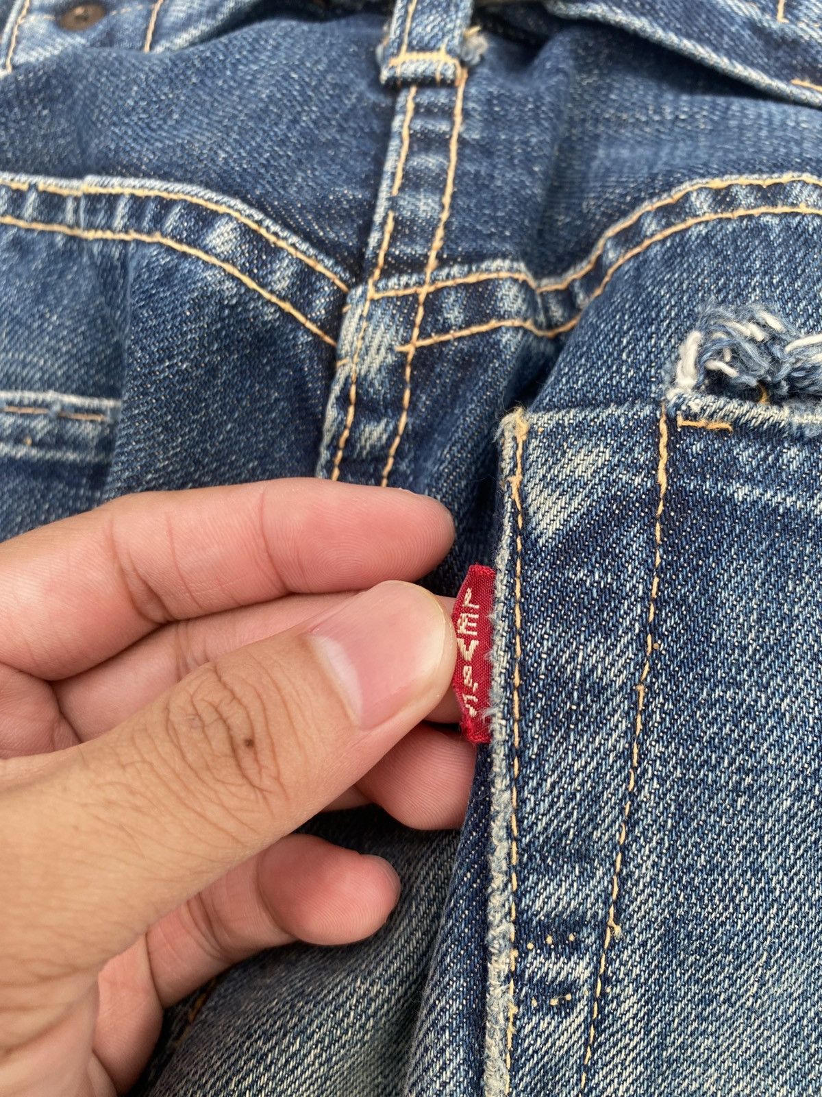 Levi's Vintage Clothing Levis 501XX Selvedge Denim Rare Size US 32 / EU 48 - 11 Thumbnail