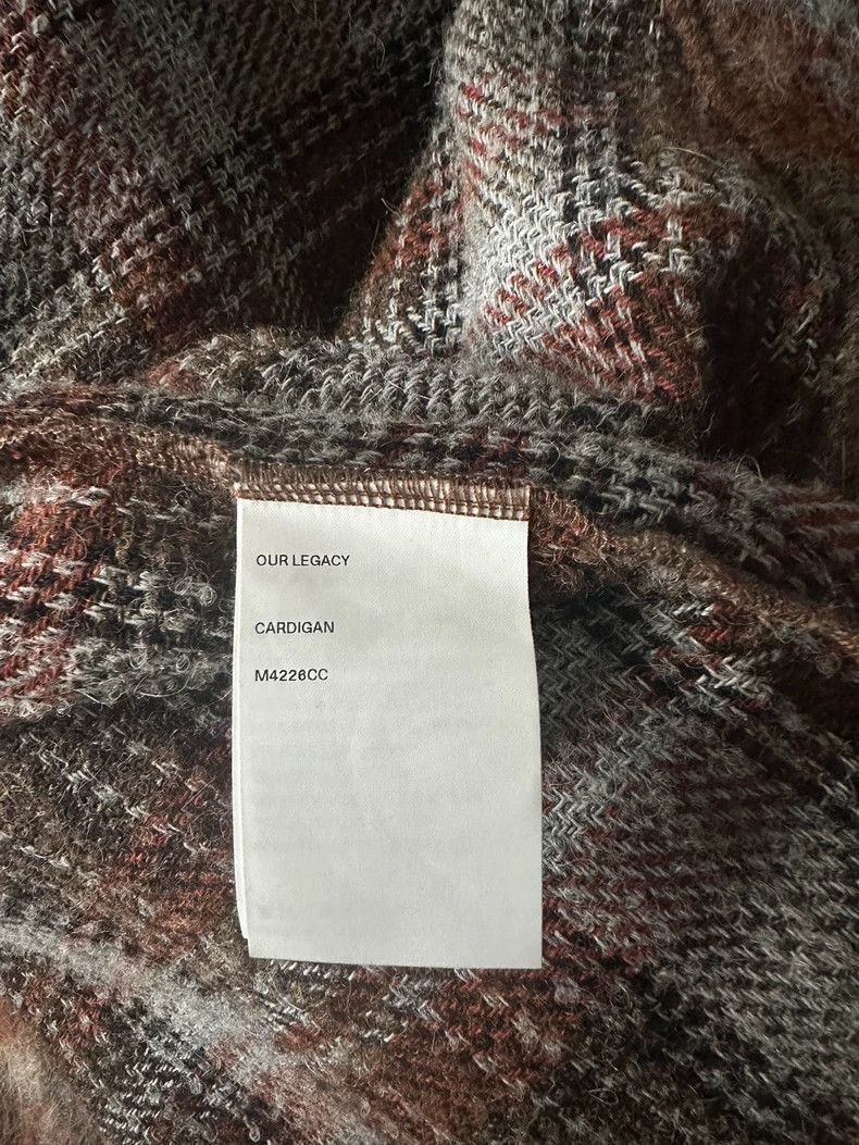 Our Legacy Our Legacy Our Legacy Wool Plaid Cardigan Sweater-2507 Size US L / EU 52-54 / 3 - 4 Thumbnail
