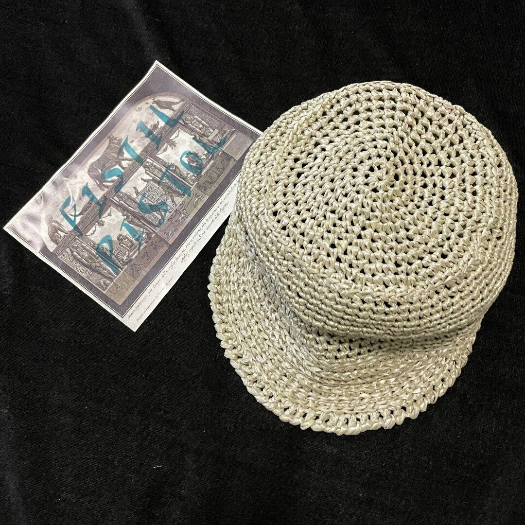 Reinhard Plank Reinhard Plank Handmade Straw Trucker Hat Size ONE SIZE - 1 Thumbnail