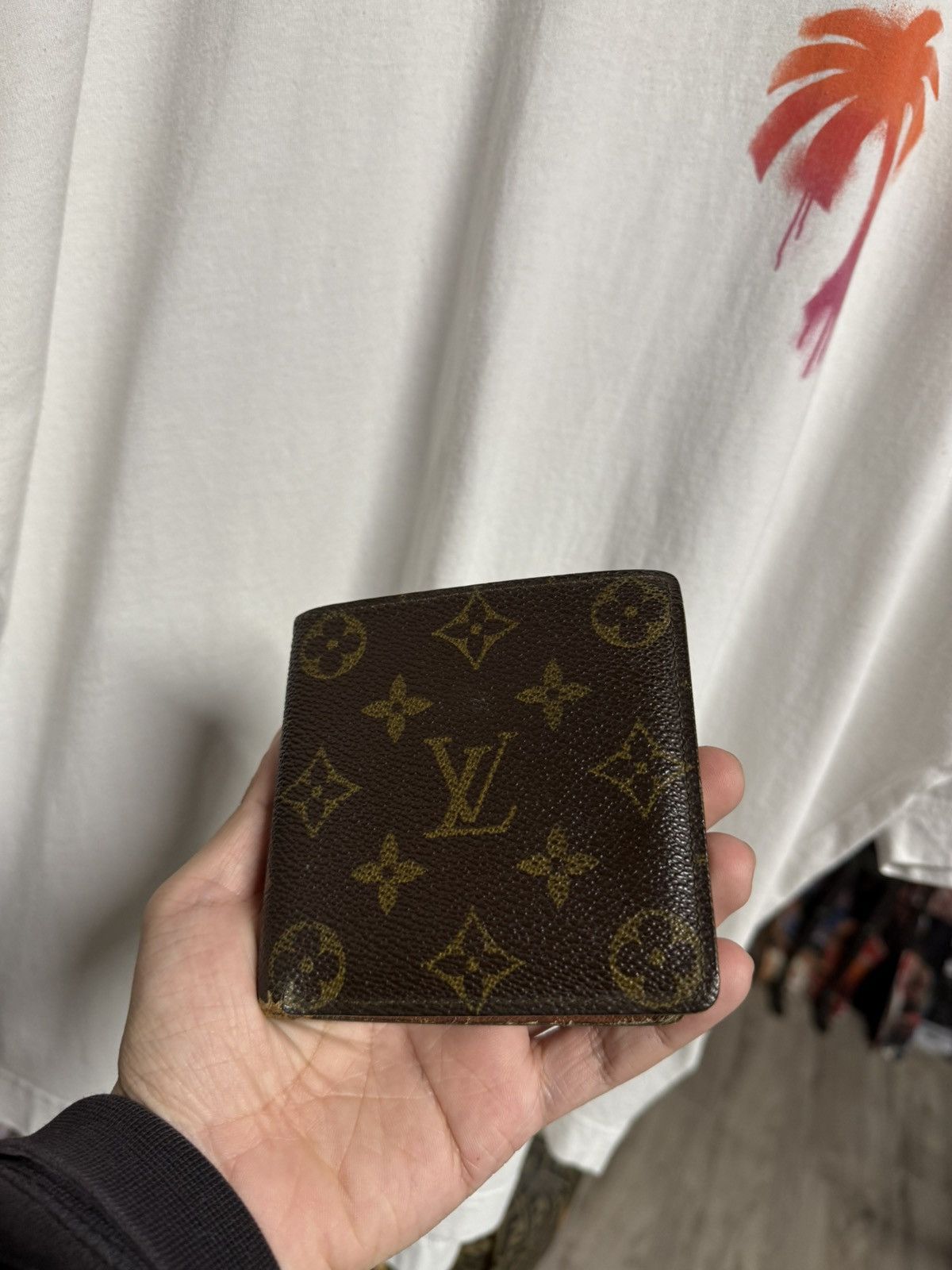 Louis Vuitton Louis Vuitton Monogram Brown Leather Bifold Wallet Preowned Size ONE SIZE - 16 Thumbnail