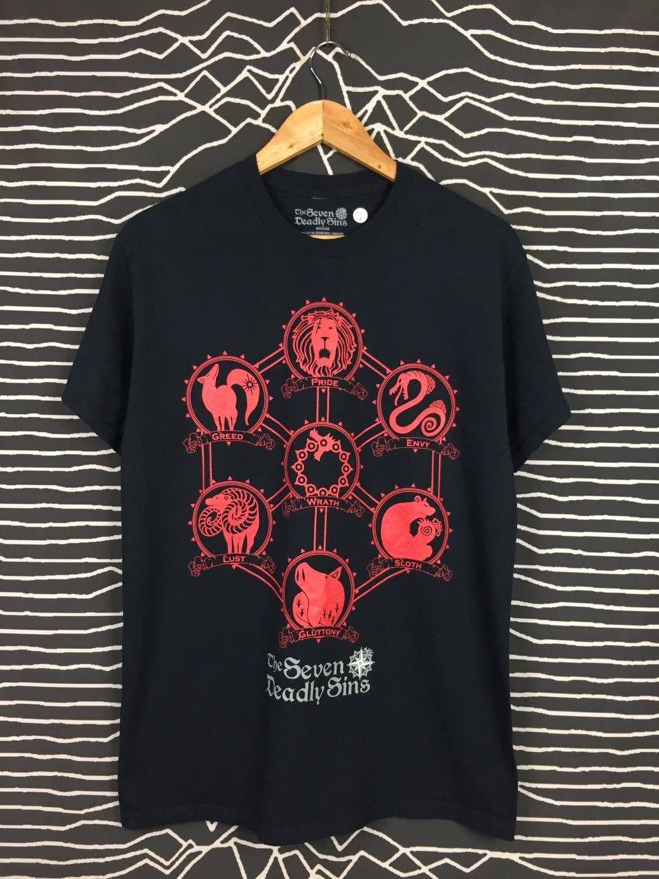 Anime × Japanese Brand × Vintage The Seven Deadly Sins Animal Symbols Anime Manga Tee Size US M / EU 48-50 / 2 - 2 Thumbnail