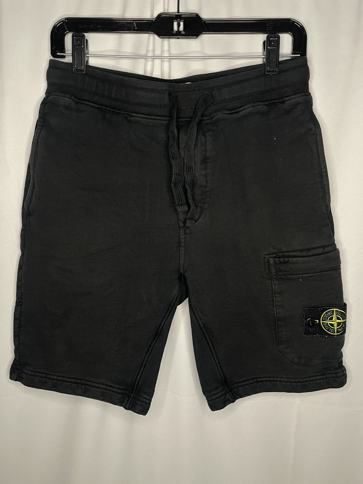 image of Stone Island Shorts in Black, Men's (Size 30)