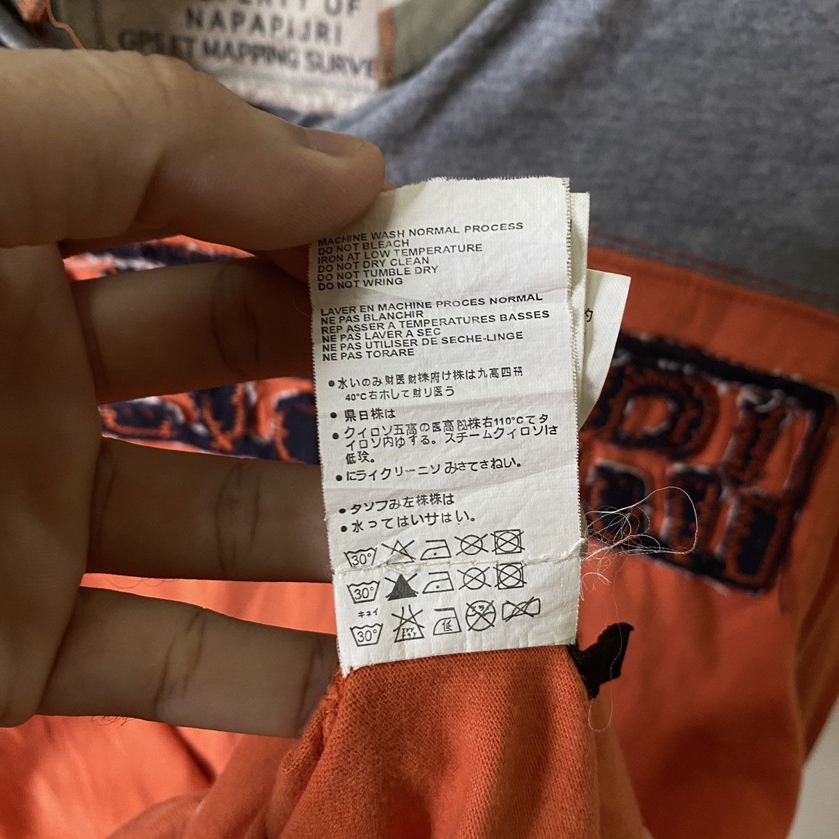 Napapijri Napapijri Type A-87 Embroidery Spell Out LS Tee Size US M / EU 48-50 / 2 - 9 Thumbnail