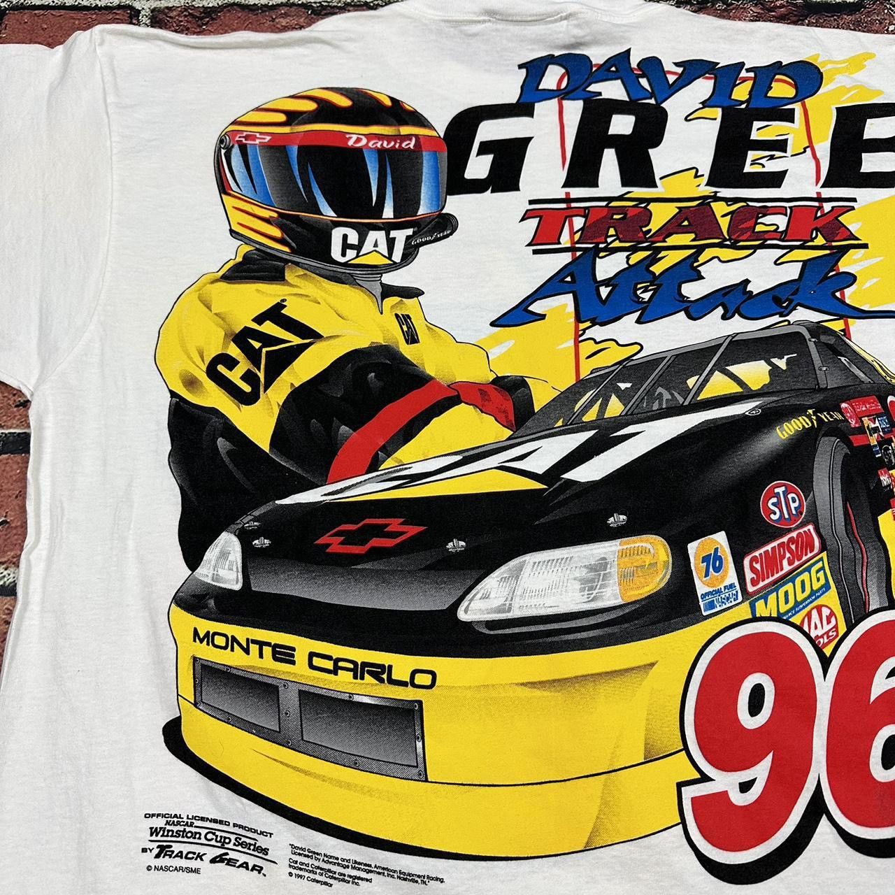 Logo Athletic Vintage David Green NASCAR All Over Print Tee Track Attack Size US XL / EU 56 / 4 - 5 Thumbnail