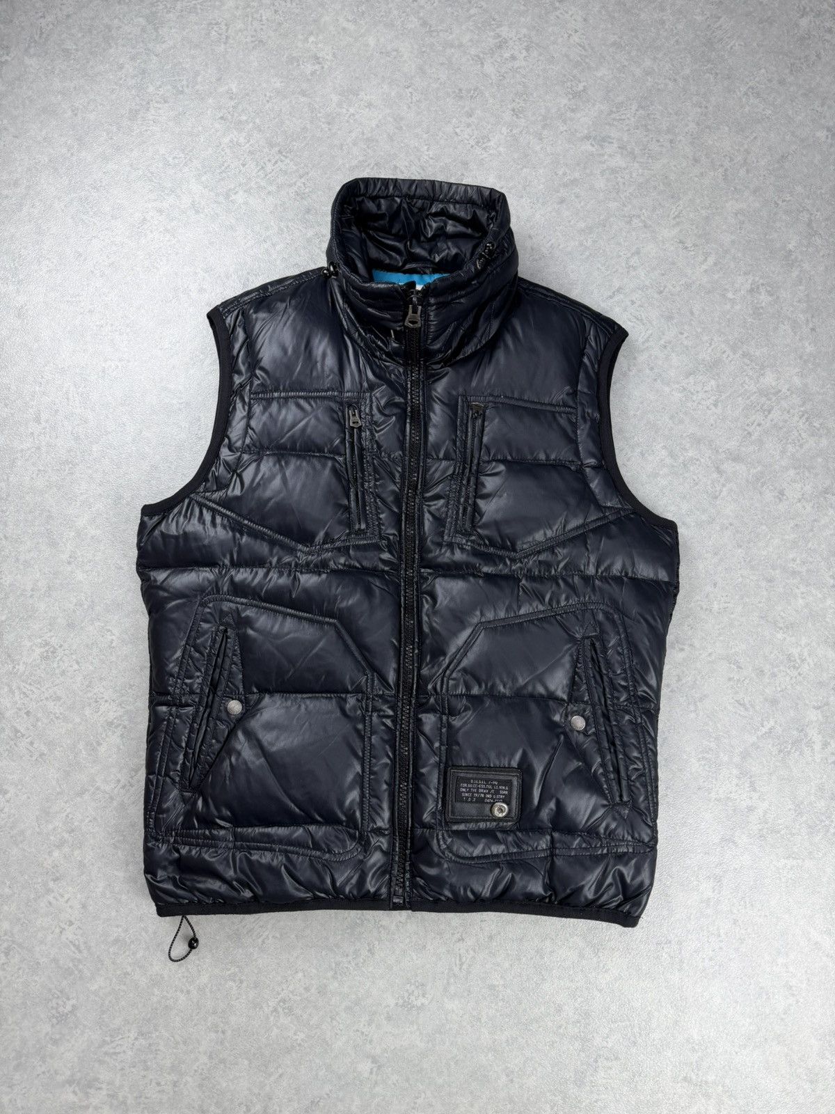 Diesel Vintage Diesel Puffer Vest Black Size L Size US L / EU 52-54 / 3 - 2 Thumbnail