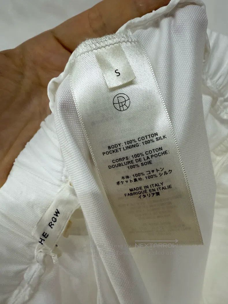 The Row The Row size S White five-point drawstring cotton shorts Size 23" - 5 Thumbnail