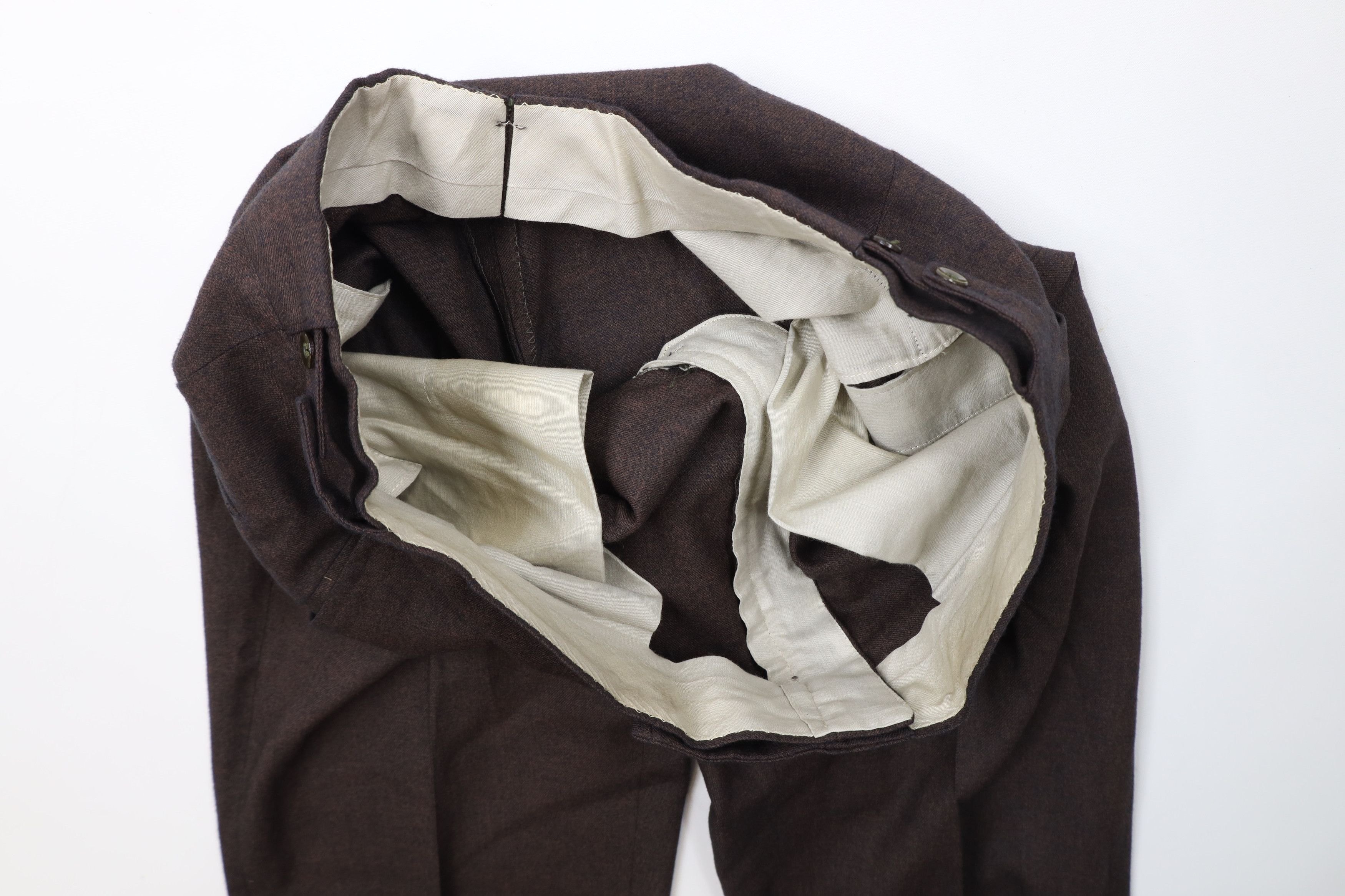 Vintage Vintage 60s 70s Streetwear Button Back Chino Pants Brown USA Size US 34 / EU 50 - 7 Thumbnail