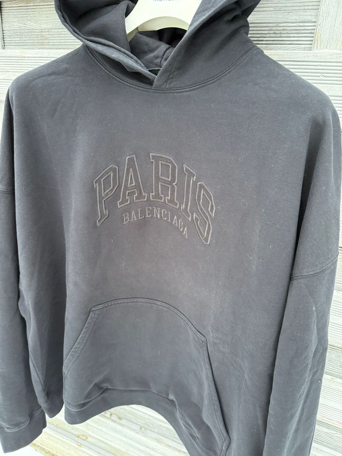 Balenciaga Paris logo hoodie Size US L / EU 52-54 / 3 - 2 Thumbnail