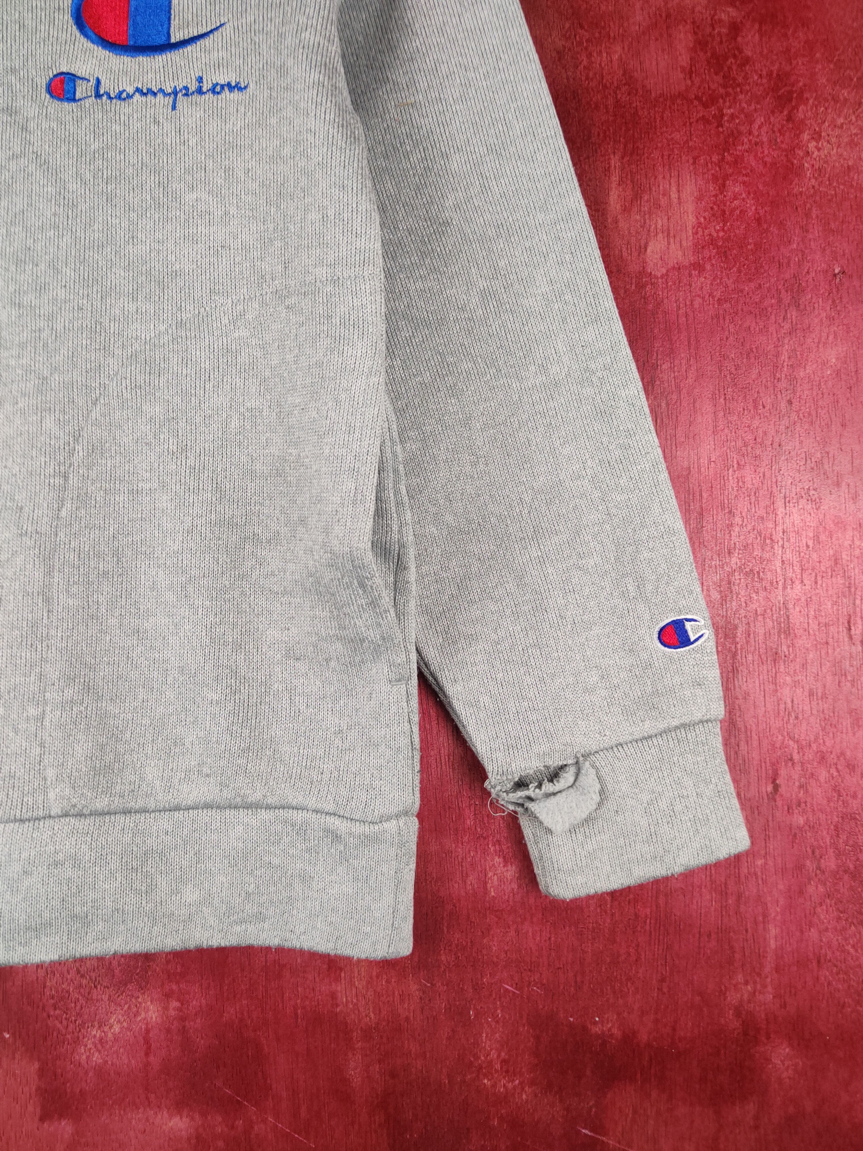 Champion Champion distressed ripped vintage Hoodie Sweatshirts #S1556 Size XS / US 0-2 / IT 36-38 - 9 Thumbnail