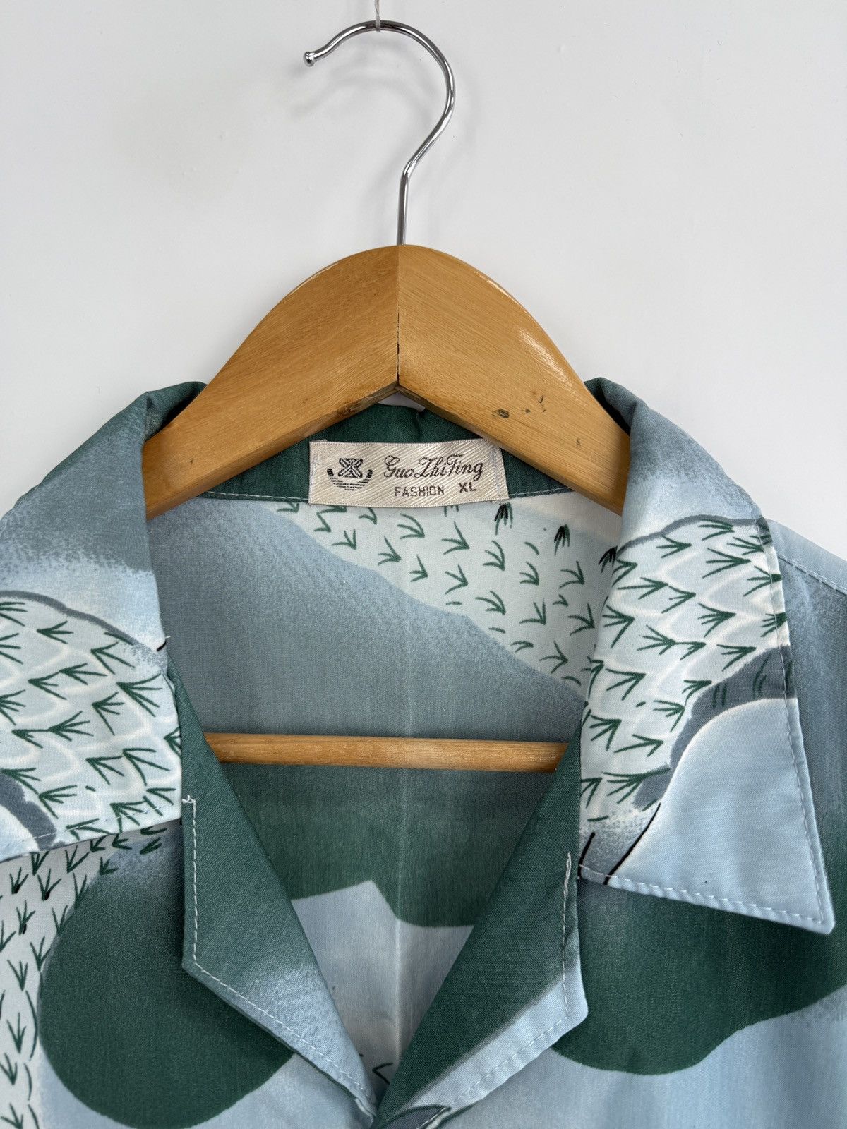 Japanese Brand 🇯🇵 Vintage 90s Japan Dragon Anime Style Shirt Samurai Retro Size US XL / EU 56 / 4 - 5 Thumbnail