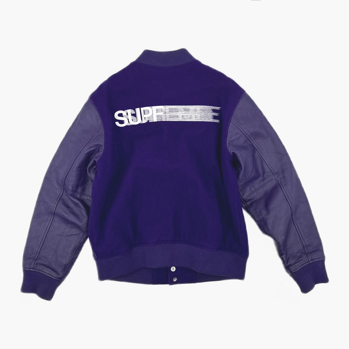 Supreme Supreme Motion Logo Varsity Jacket Size US M / EU 48-50 / 2 - 1 Thumbnail