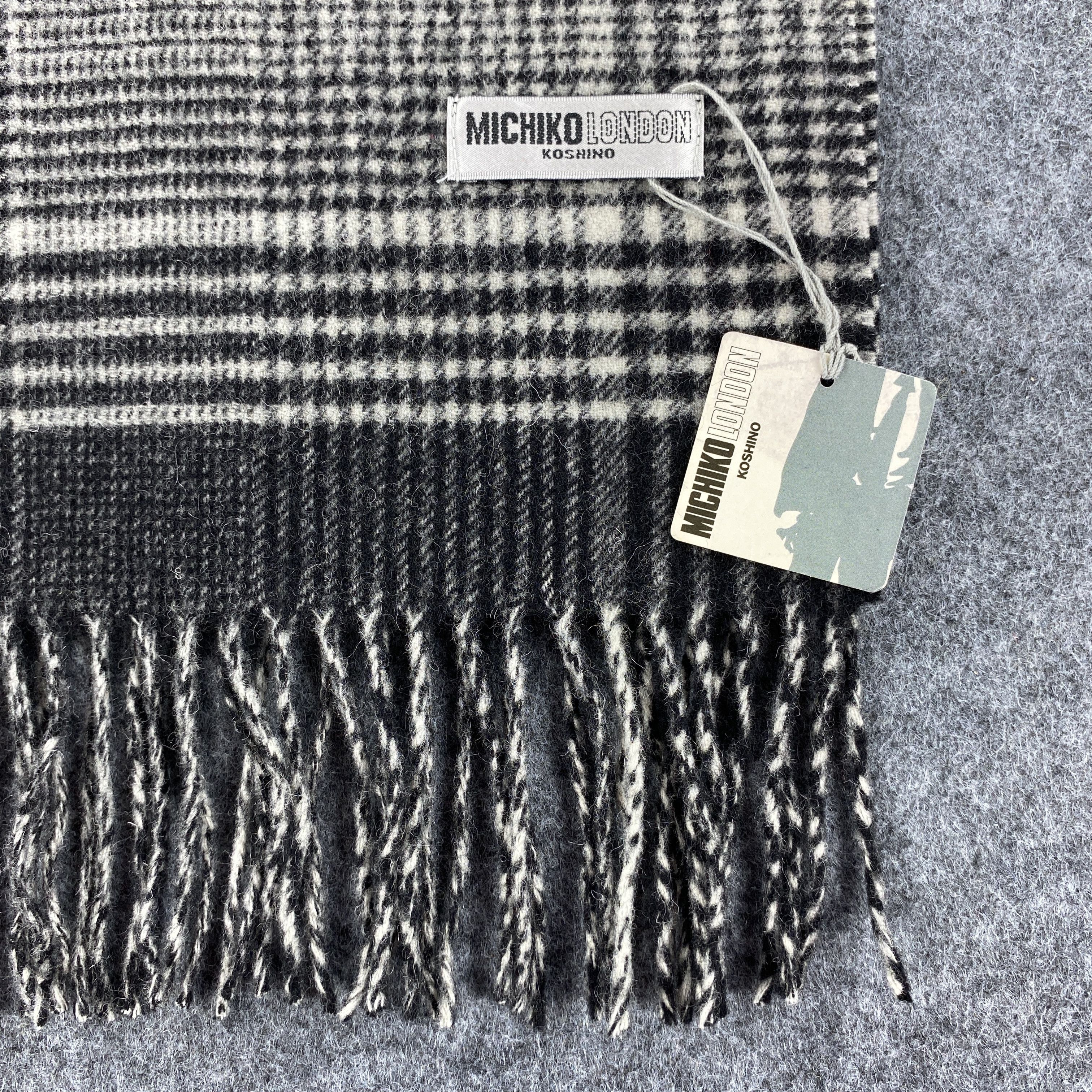 Michiko Koshino London × Vintage Michiko Koshino London Scarf # Muffler # Neckwear # D412 Size ONE SIZE - 2 Thumbnail