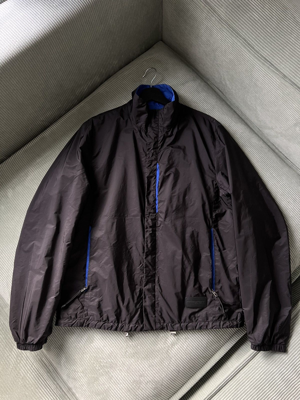 Prada Authentic $1200 Prada SGH057 Nylon Blouson Jacket