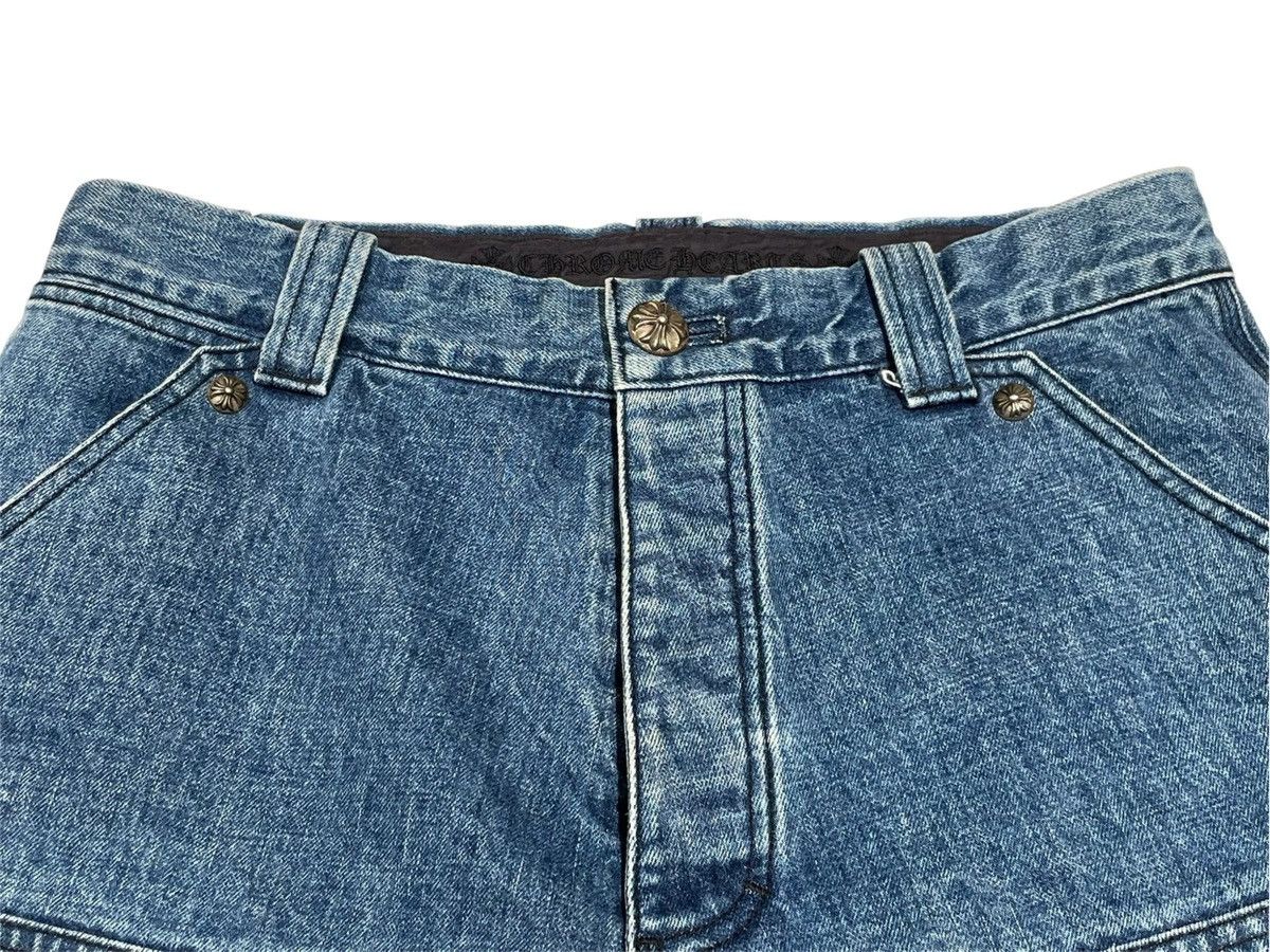 Chrome Hearts 32inch Chrome Hearts Denim Carpenter Shorts Size US 32 / EU 48 - 3 Thumbnail