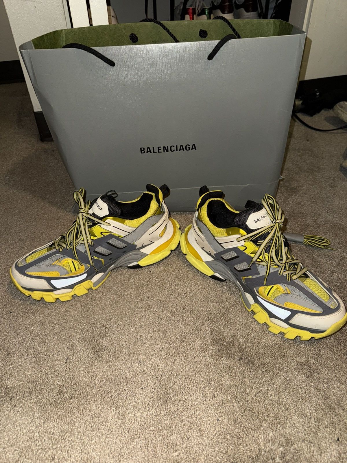 Balenciaga Balenciaga Track Sneaker — Yellow/Grey/White — EU 42 USA 9 Size US 9 / EU 42 - 2 Thumbnail