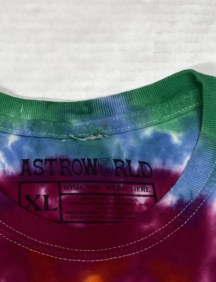 Travis Scott TRAVIS SCOTT ASTROWORLD FESTIVAL ROLLER COASTER TIE DYE Size US XL / EU 56 / 4 - 5 Thumbnail