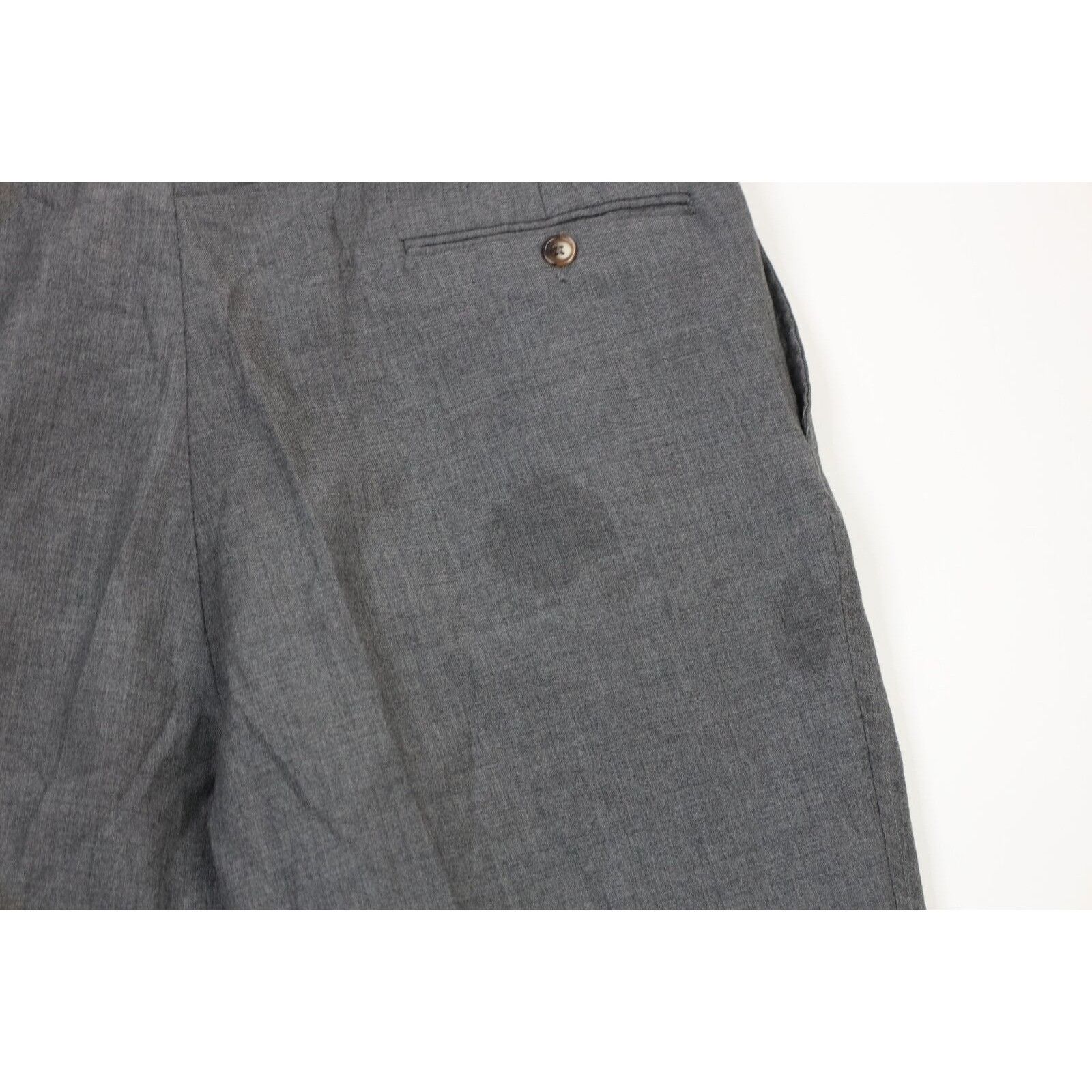 Ralph Lauren Vintage 80s Ralph Lauren Wool Pleated Wide Leg Pants Size US 34 / EU 50 - 9 Thumbnail