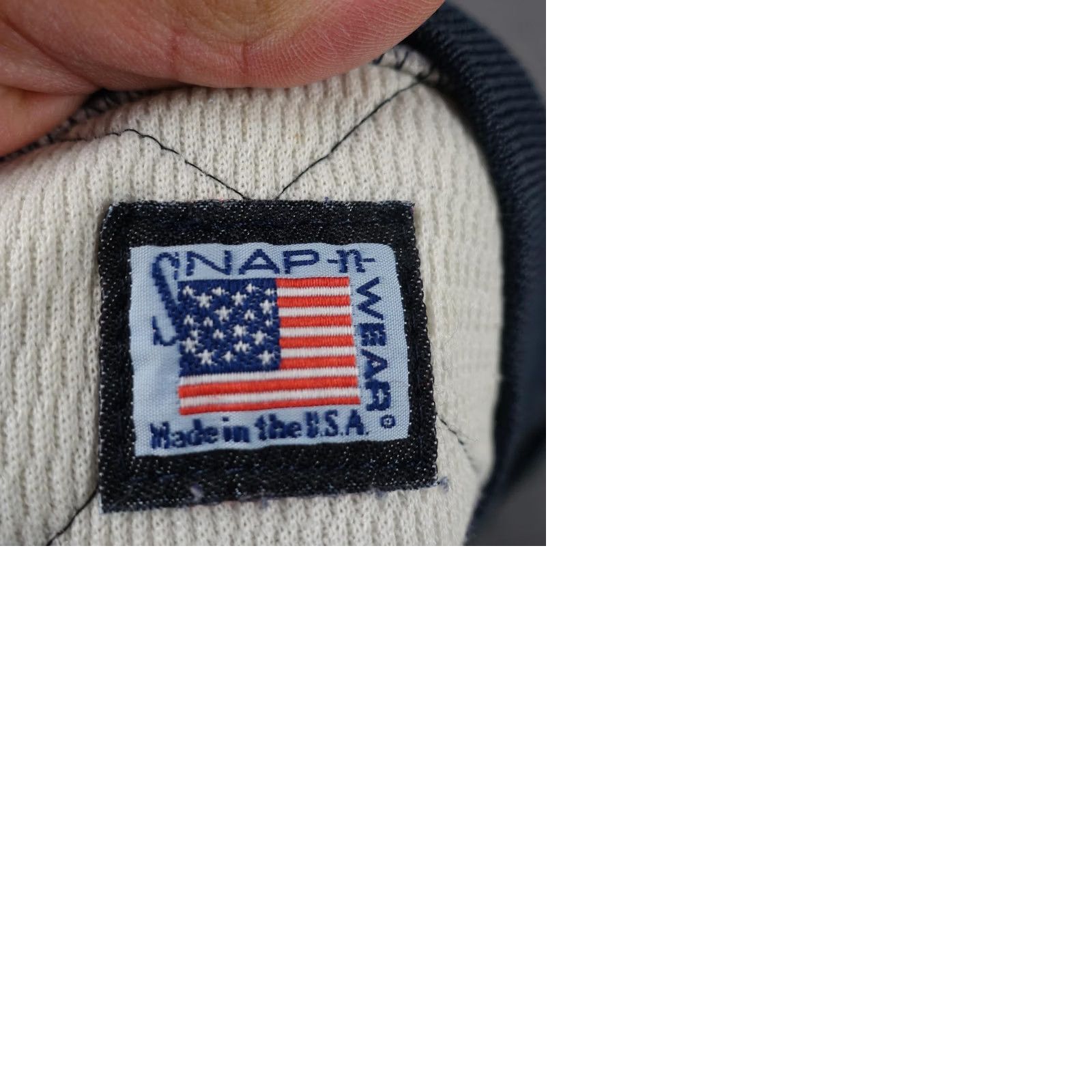 Vintage VINTAGE Snap-N-Wear Vest Mens XL Blue Quilted Nylon Full Zip Insulated Lined USA Size US XL / EU 56 / 4 - 11 Thumbnail