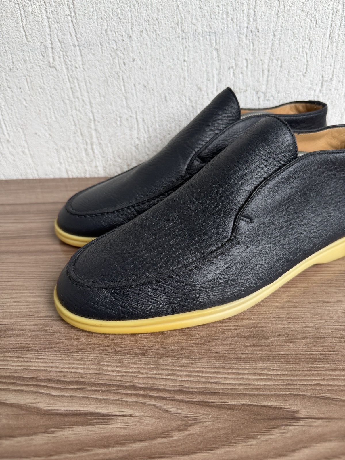 Loro Piana leather open walk loafers Size US 9 / EU 42 - 3 Thumbnail