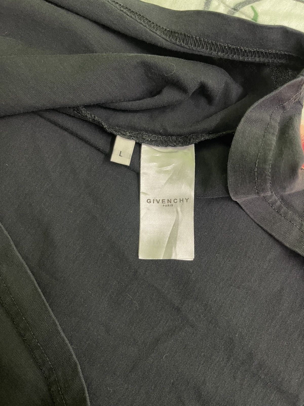 Givenchy Givenchy Metallic Logo-Embossed Cotton-Jersey T-Shirt Size US L / EU 52-54 / 3 - 12 Thumbnail