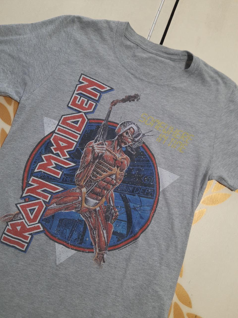 Band Tees × Iron Maiden Iron Maiden Somewhere In Time T-Shirt 2016 Size US XS / EU 42 / 0 - 3 Thumbnail