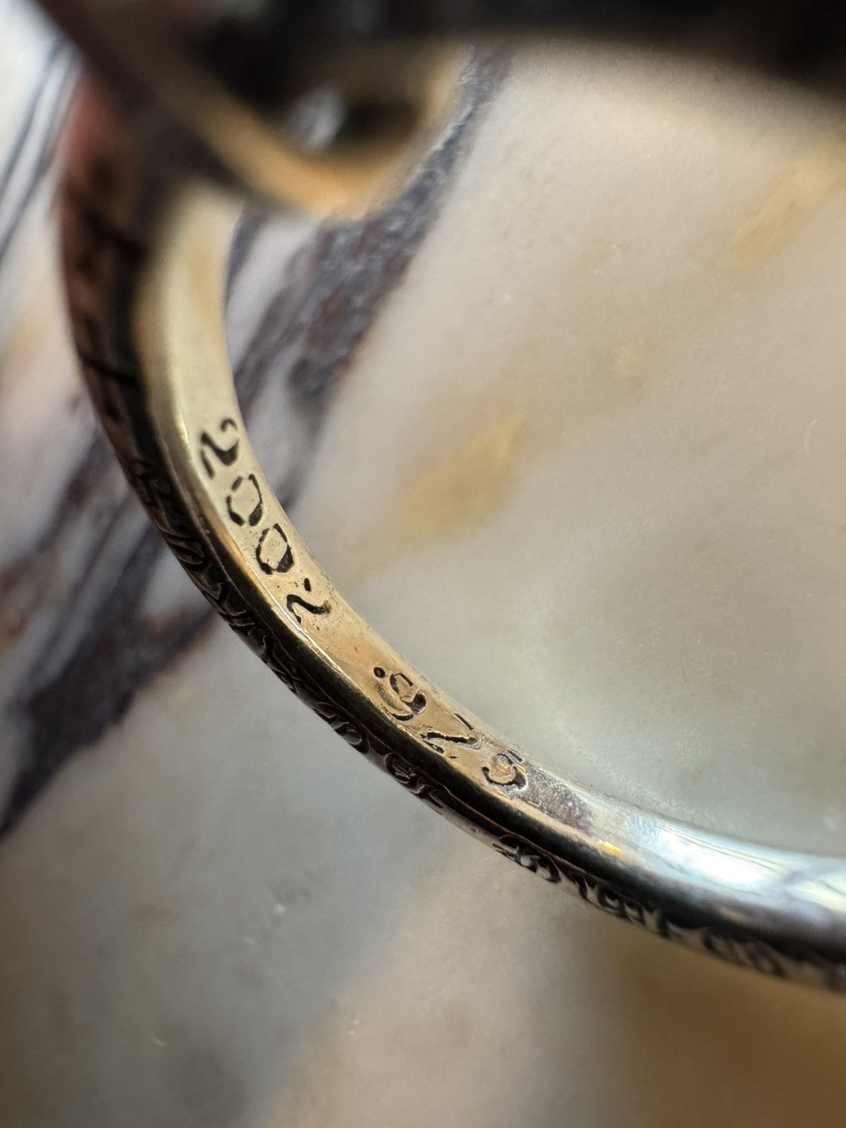 Chrome Hearts × The Rolling Stones Chrome Heart Rolling Stones NTFL Ring with Diamond Size ONE SIZE - 8 Thumbnail