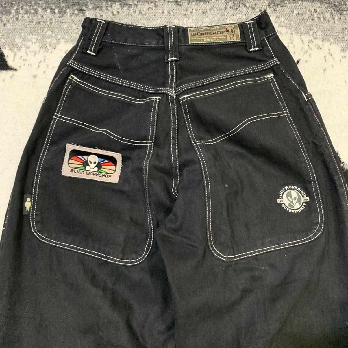 Alien Workshop Rare Vintage Alien Workshop Sovereign Sect Baggy Long Pants Size US 28 / EU 44 - 2 Thumbnail