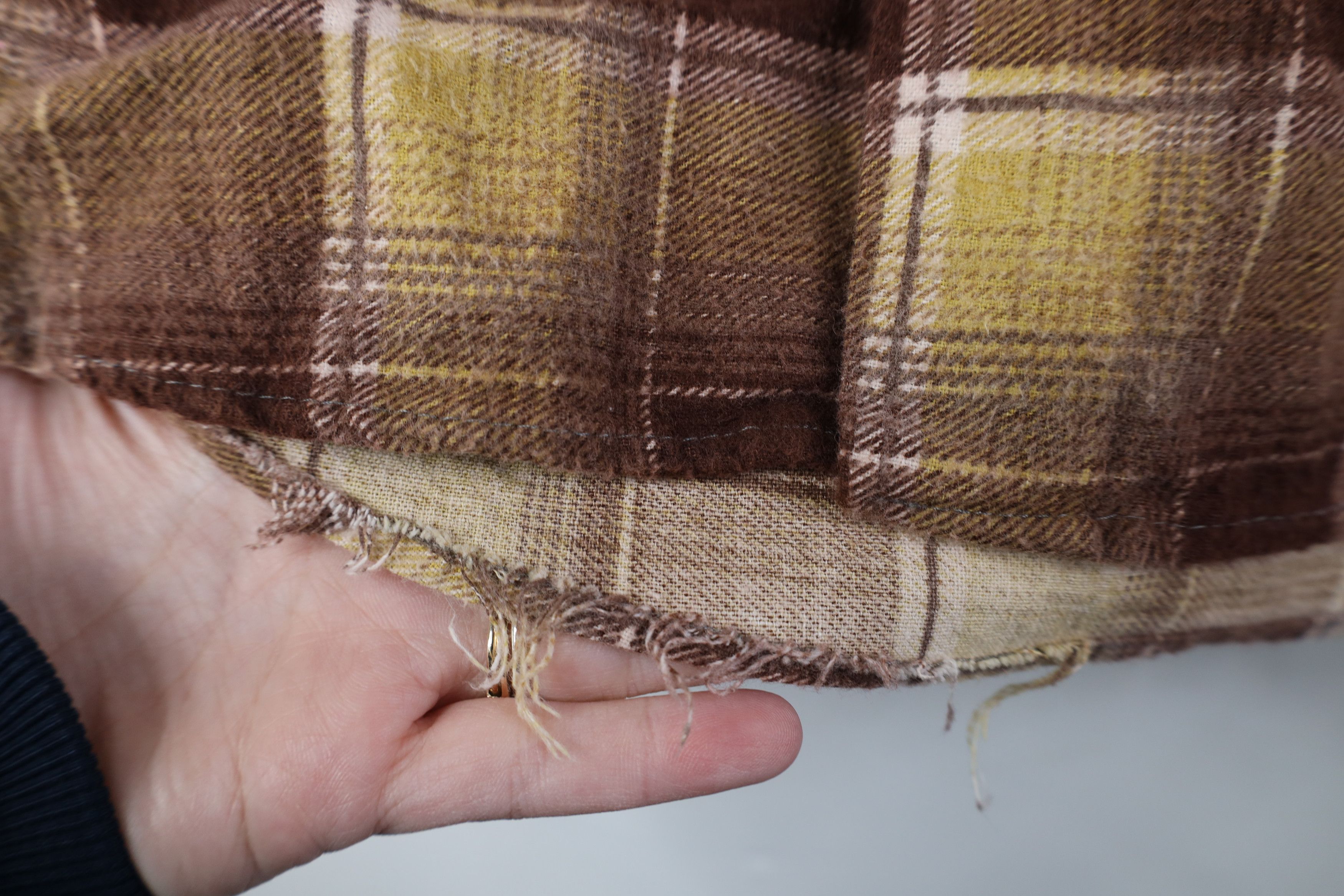 Vintage Vintage 70s Streetwear Flannel Collared Button Shirt Plaid Size US L / EU 52-54 / 3 - 4 Thumbnail