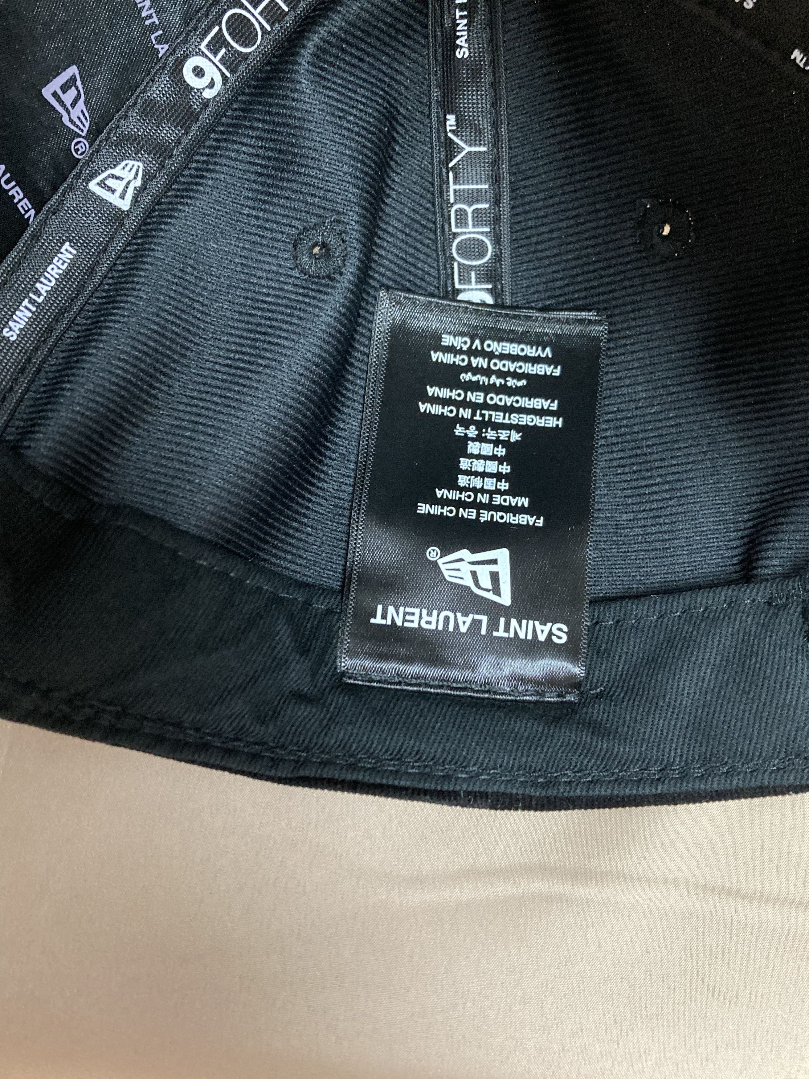 Yves Saint Laurent YSL Sunscreen baseball Corduroy cap Size ONE SIZE - 12 Thumbnail