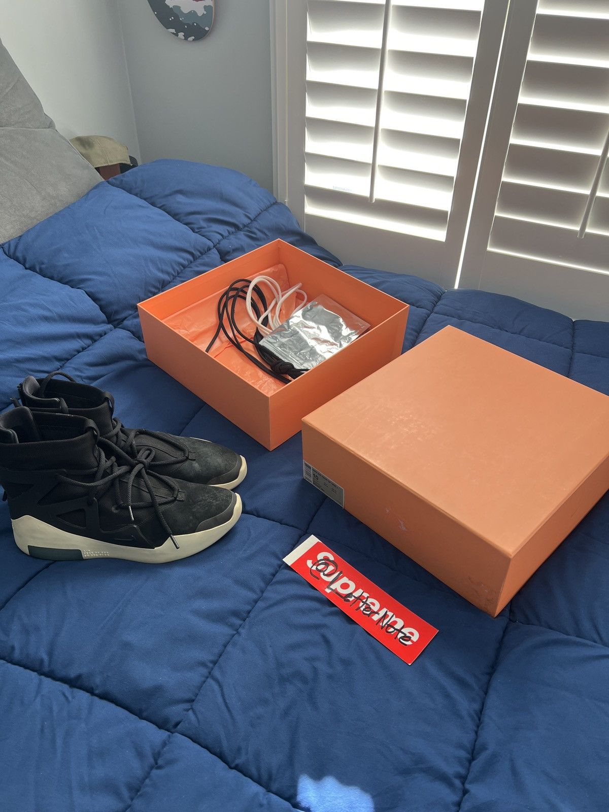 Fear of God × Nike Air Fear of God 1 ‘Black’ Size US 10 / EU 43 - 17 Thumbnail