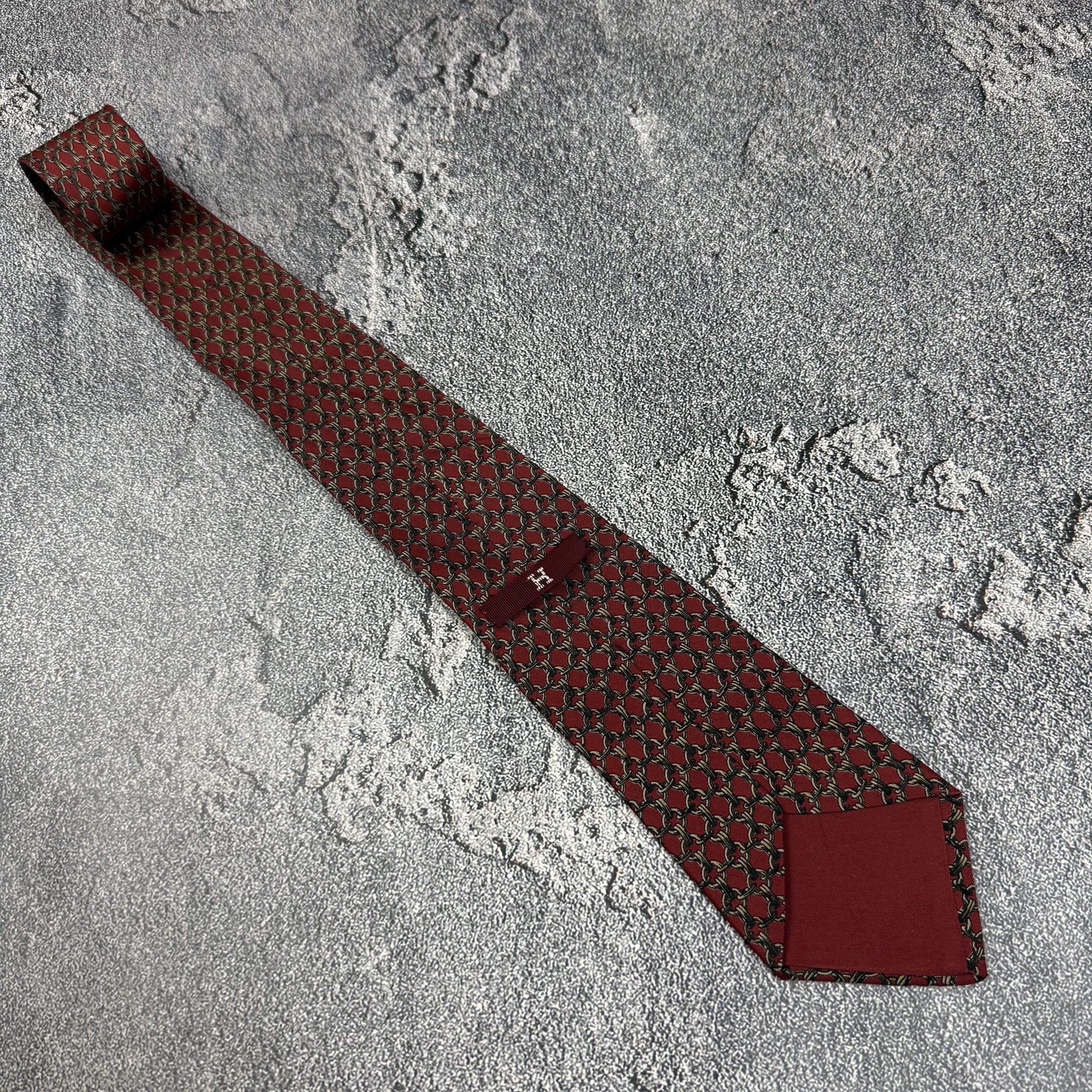 Hermes Hermes Silk Tie Very Vintage 59 EA Size ONE SIZE - 1 Thumbnail
