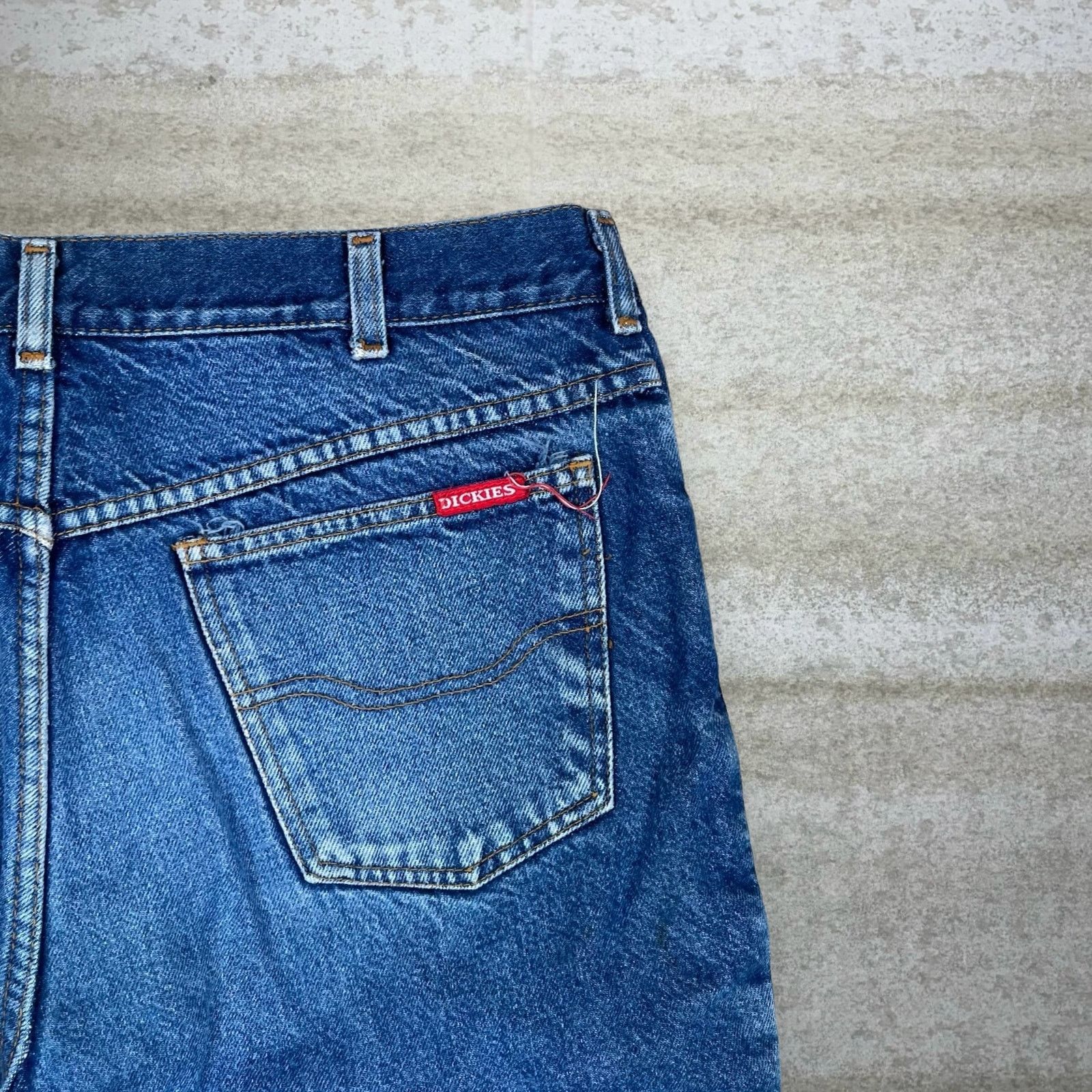Dickies Vintage 90s Dickies Jeans 38x30 Regular Straight Medium Wash Size US 38 / EU 54 - 3 Thumbnail