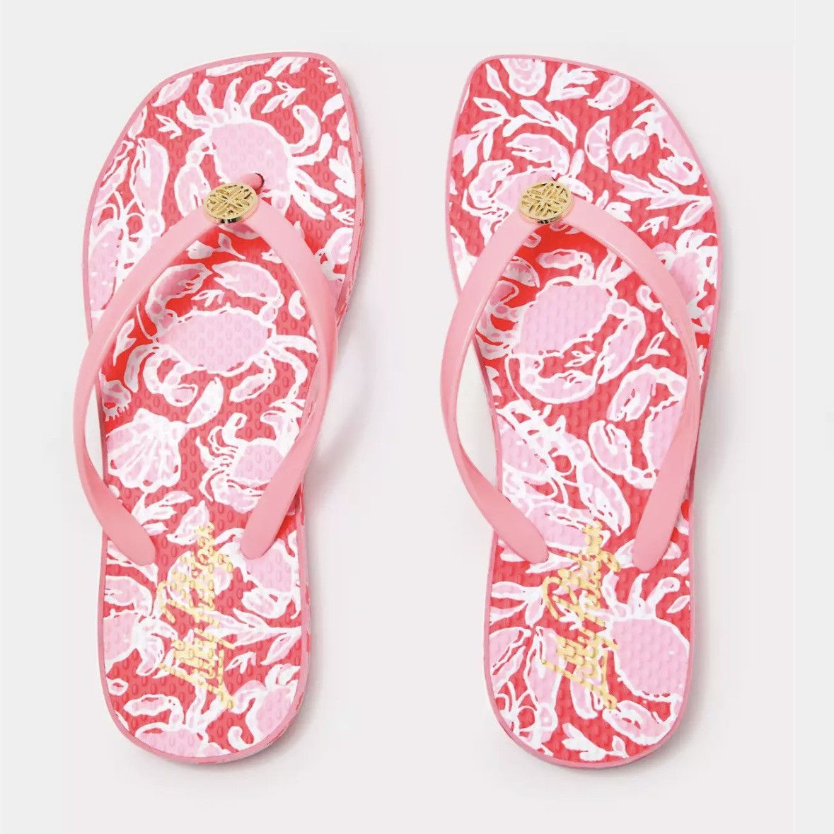 Lilly Pulitzer Flip Flop Size US 7 / IT 37 - 2 Thumbnail