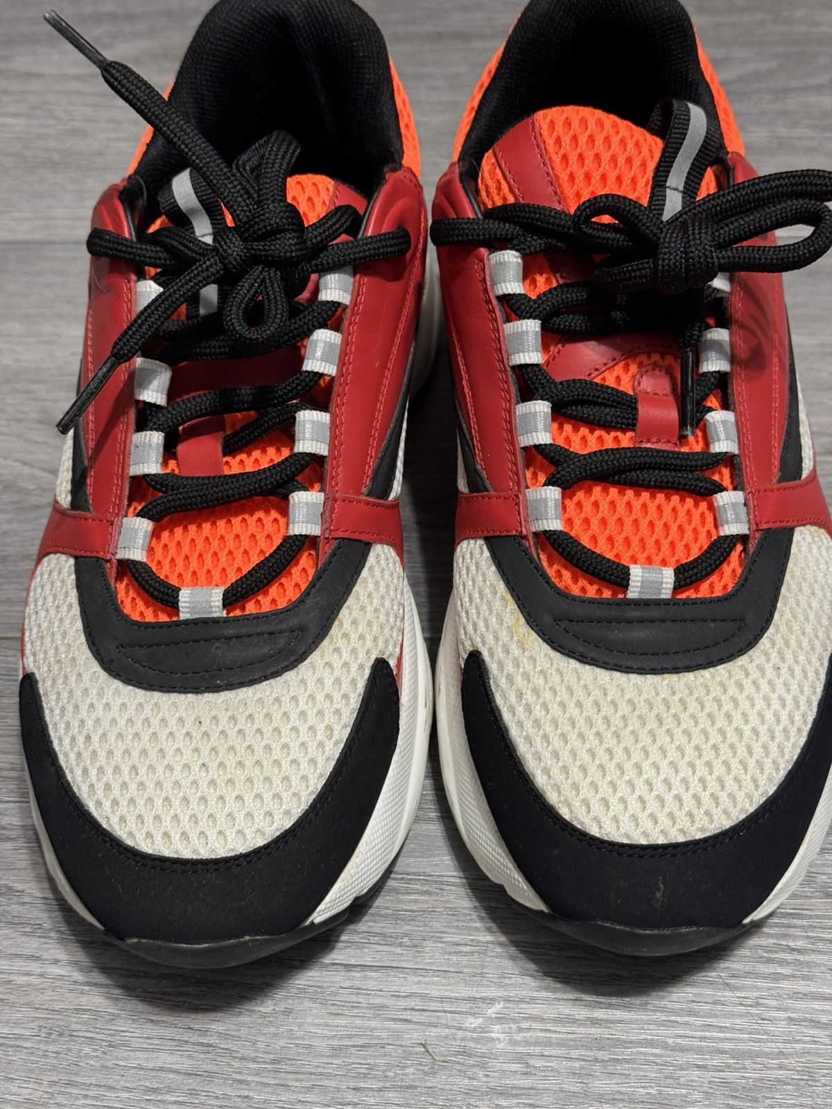 Dior Homme B22 Orange Red Men's Sneakers