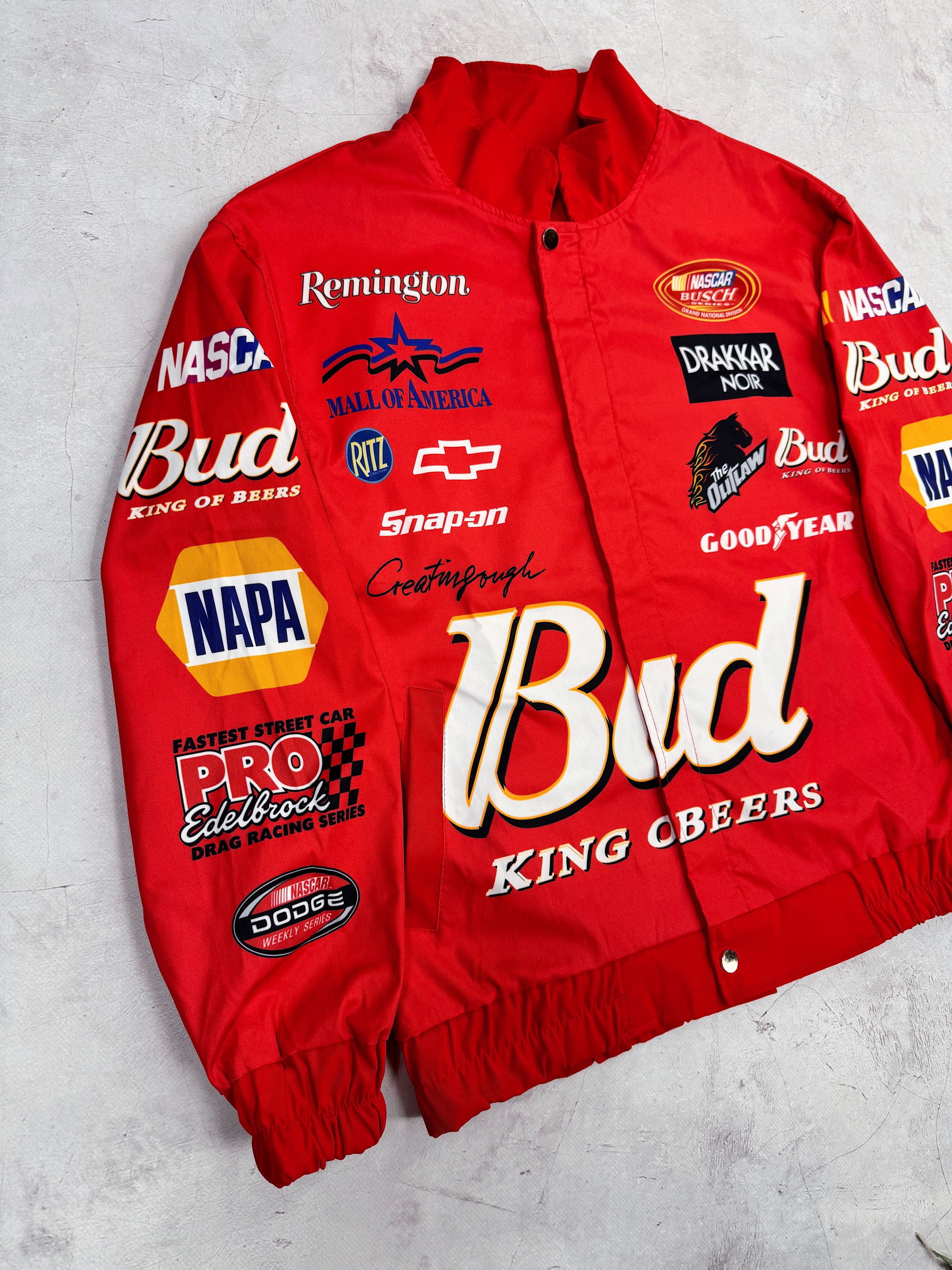 NASCAR NASCAR Racing Bomber Jacket Bud King of Beers Remington Size US M / EU 48-50 / 2 - 3 Thumbnail