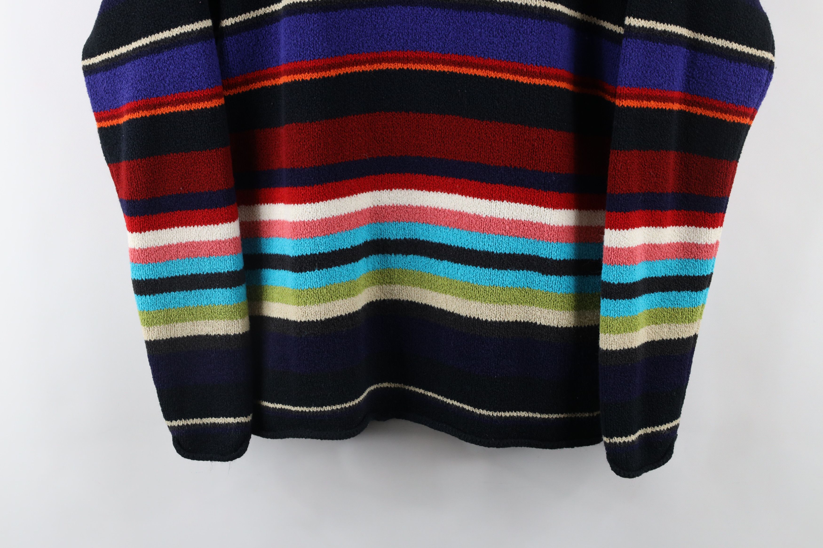 Vintage Vintage 90s Streetwear Knit Collared Half Zip Sweater Size M / US 6-8 / IT 42-44 - 3 Thumbnail